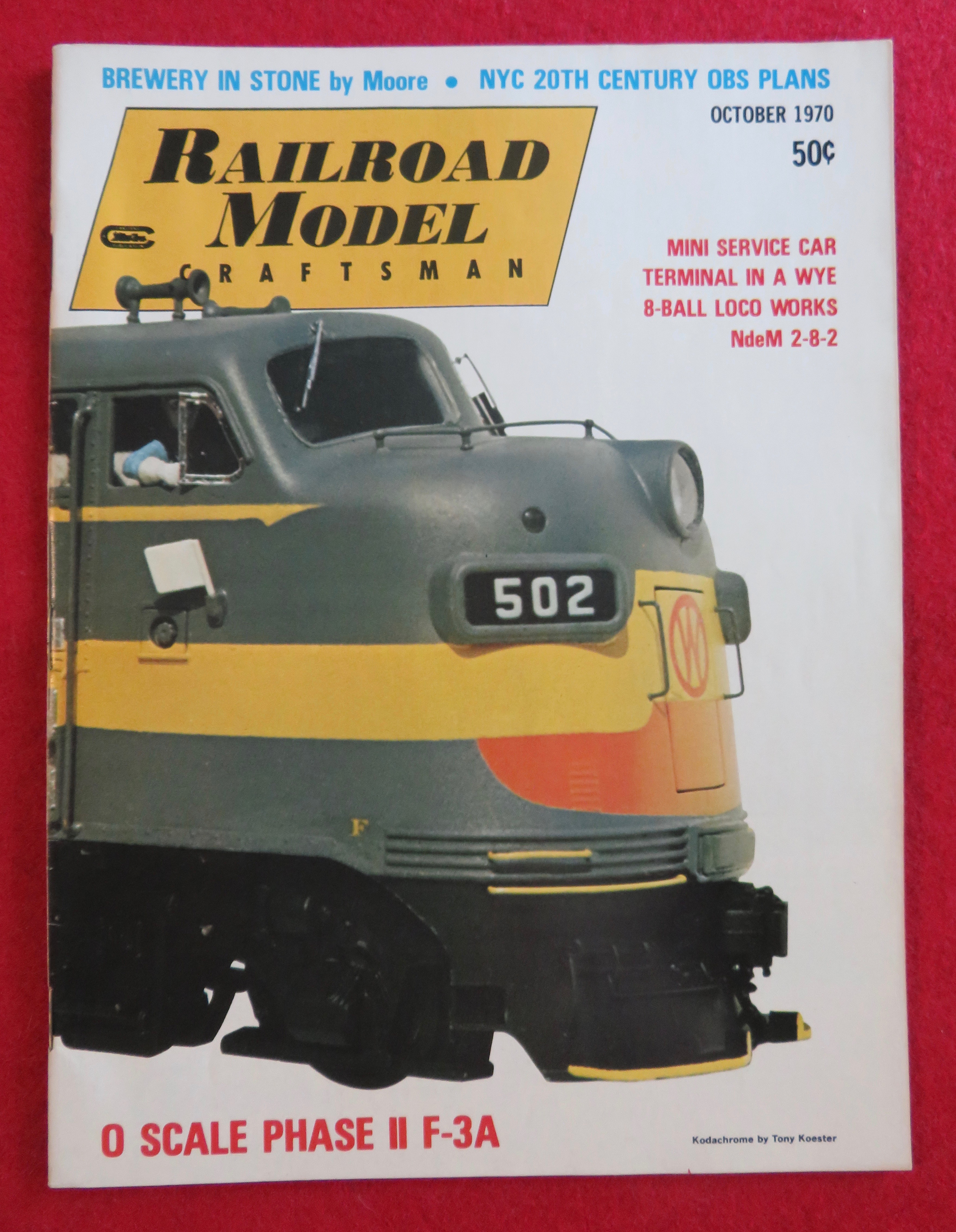 Railroad Model Craftsman Magazine October 1970