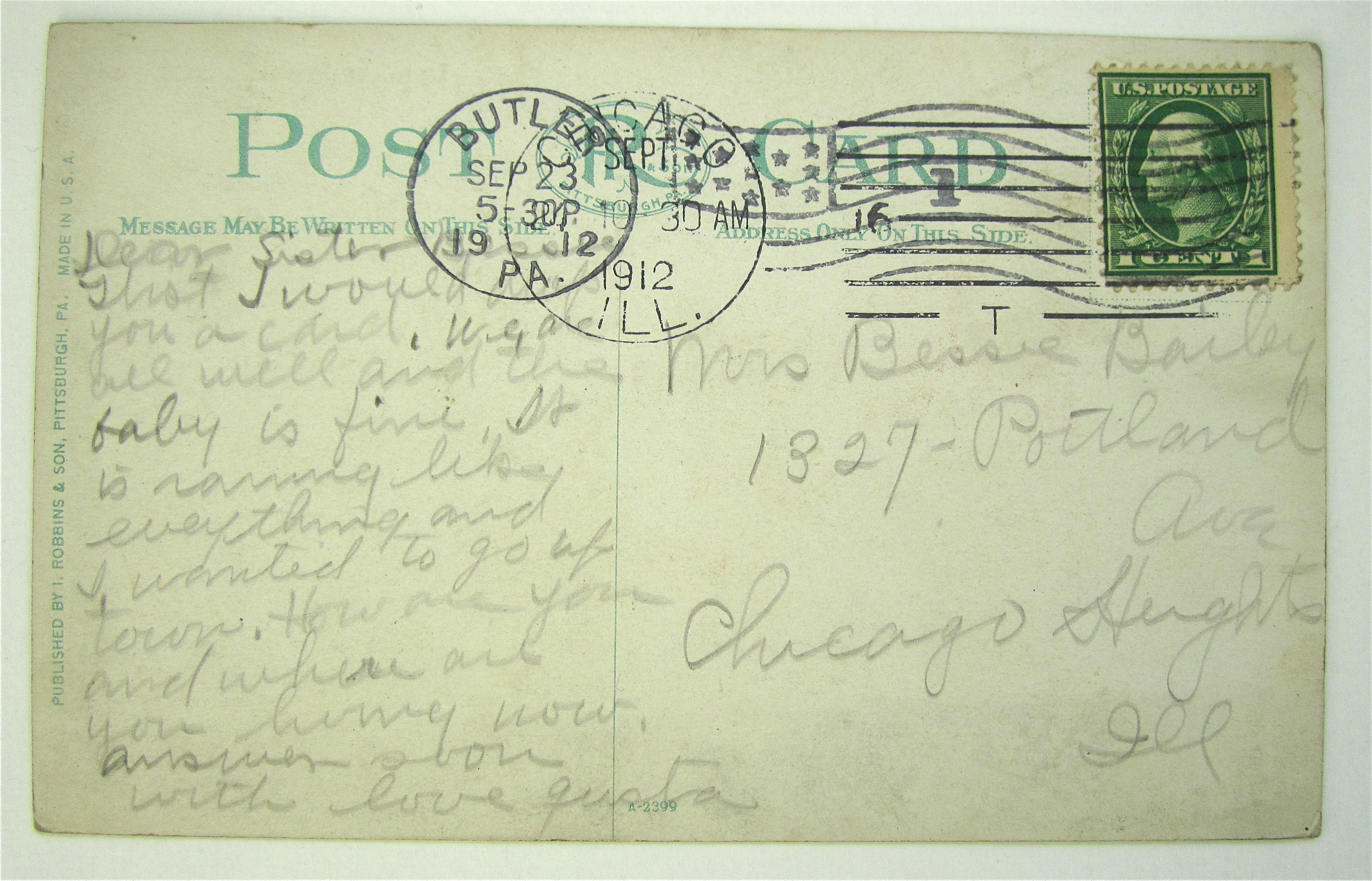 Lyndora Bridge, Butler PA Postcard