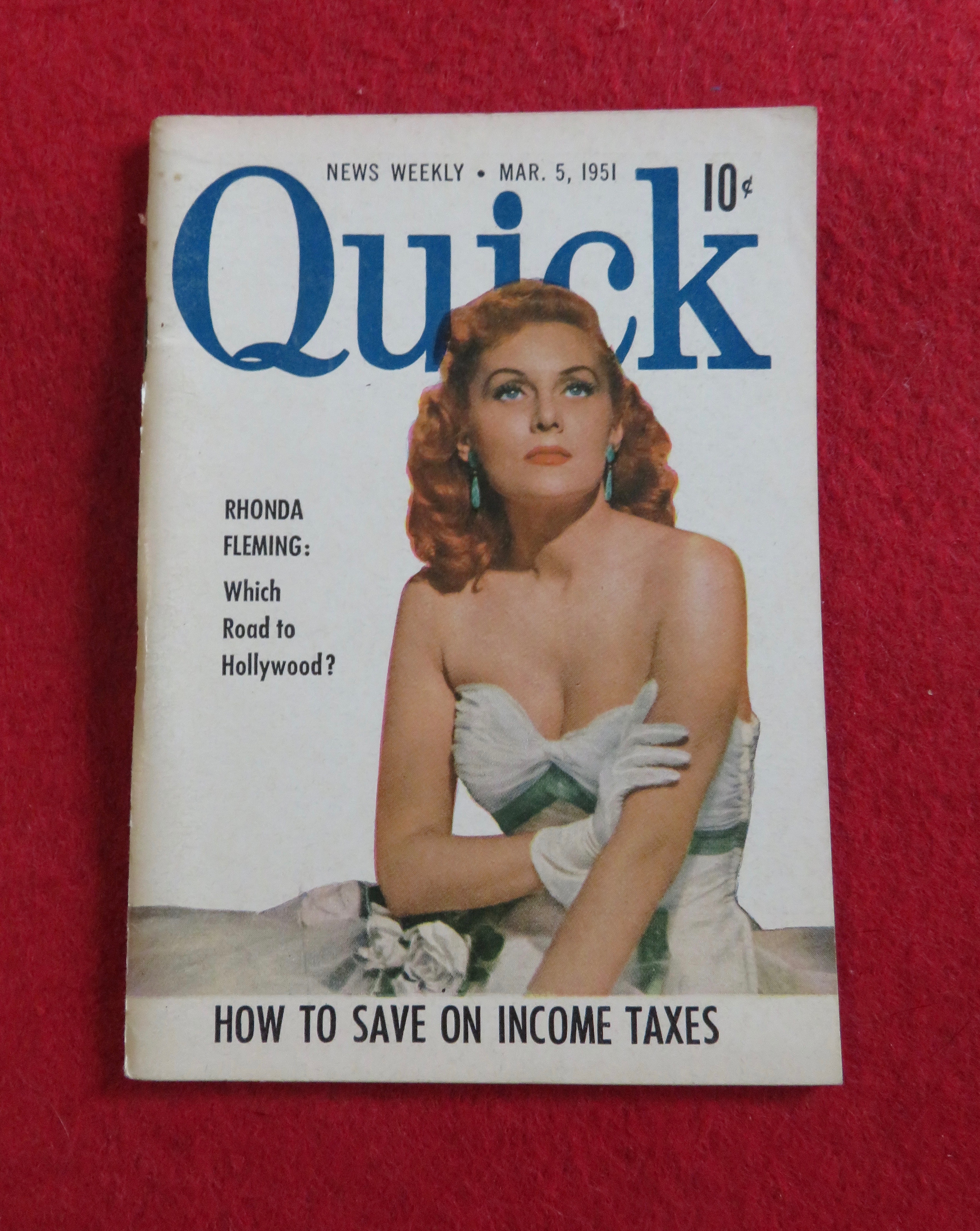 Quick News Weekly Magazine October 23, 1950