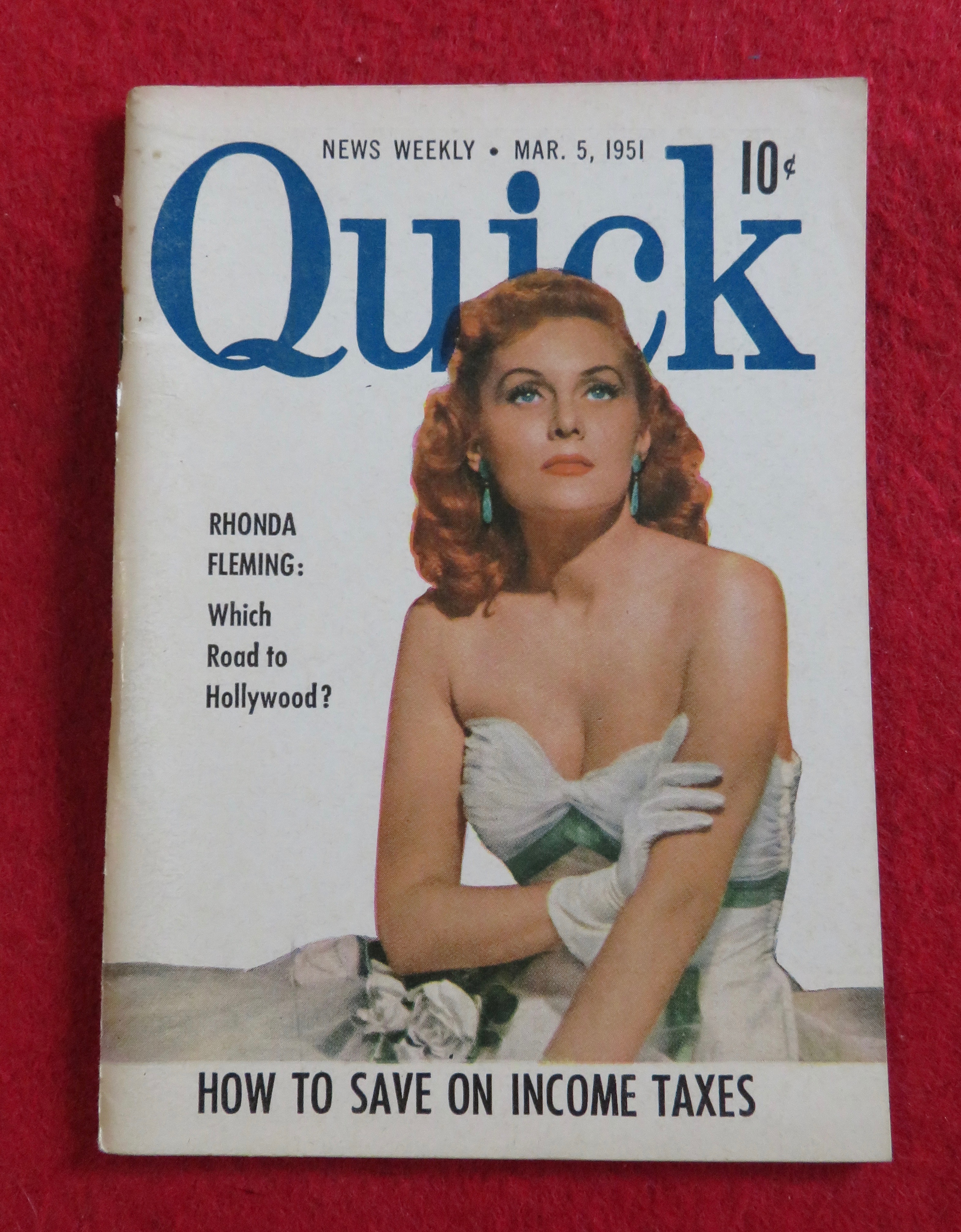 Quick News Weekly Magazine October 23, 1950