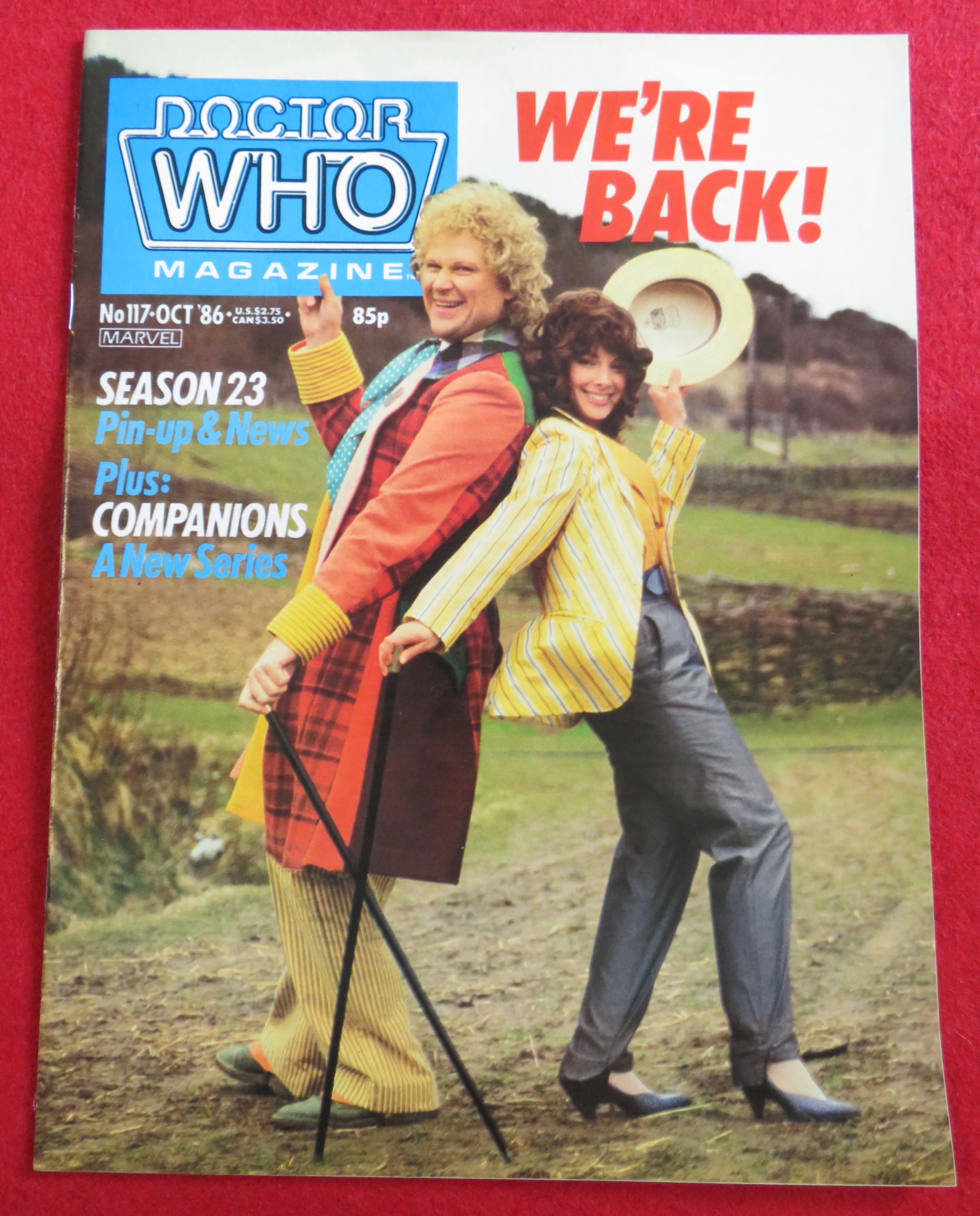 Doctor (Dr) Who Magazine October 1986 We're Back