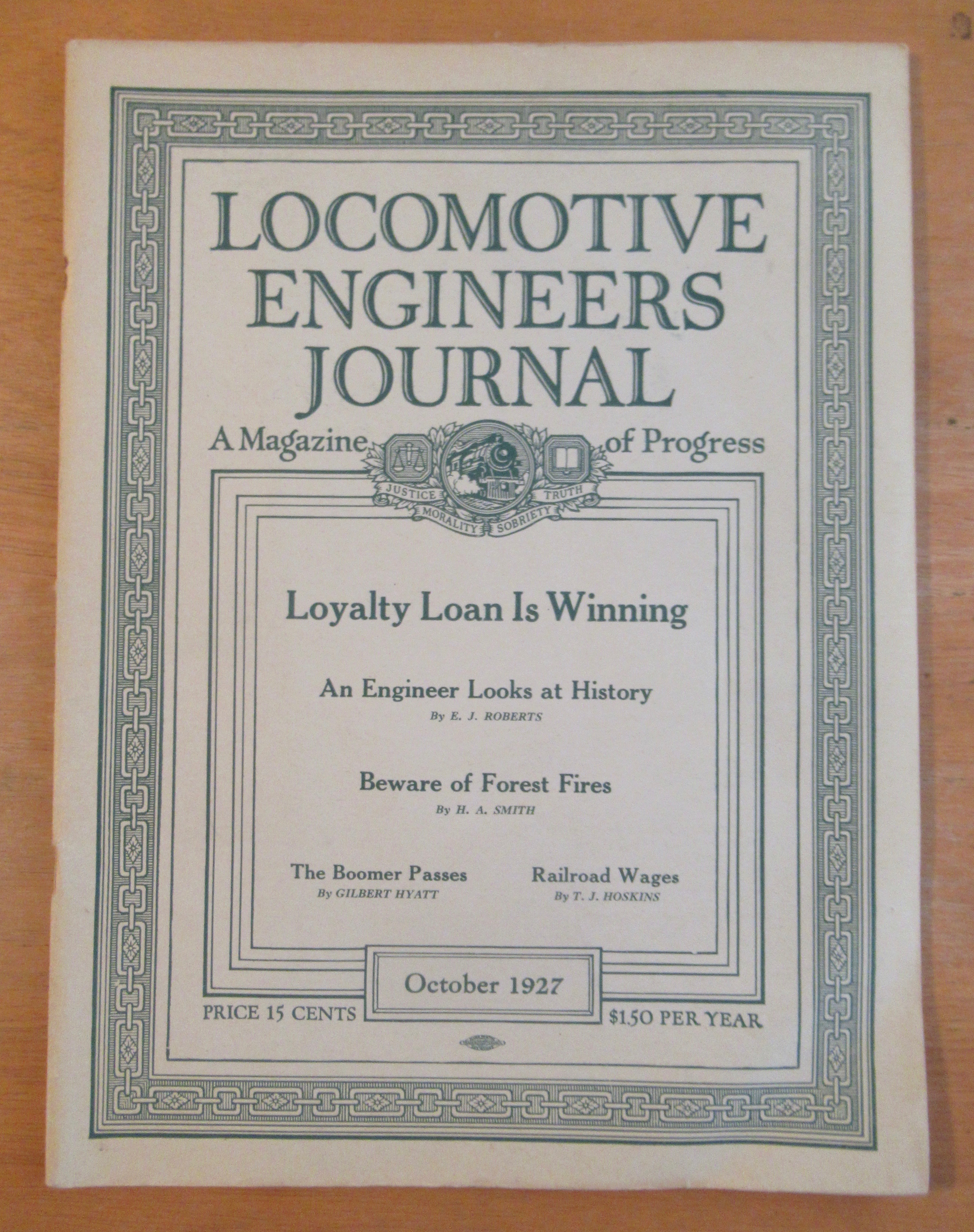 Locomotive Engineer Journal Railroad Magazine Oct 1927