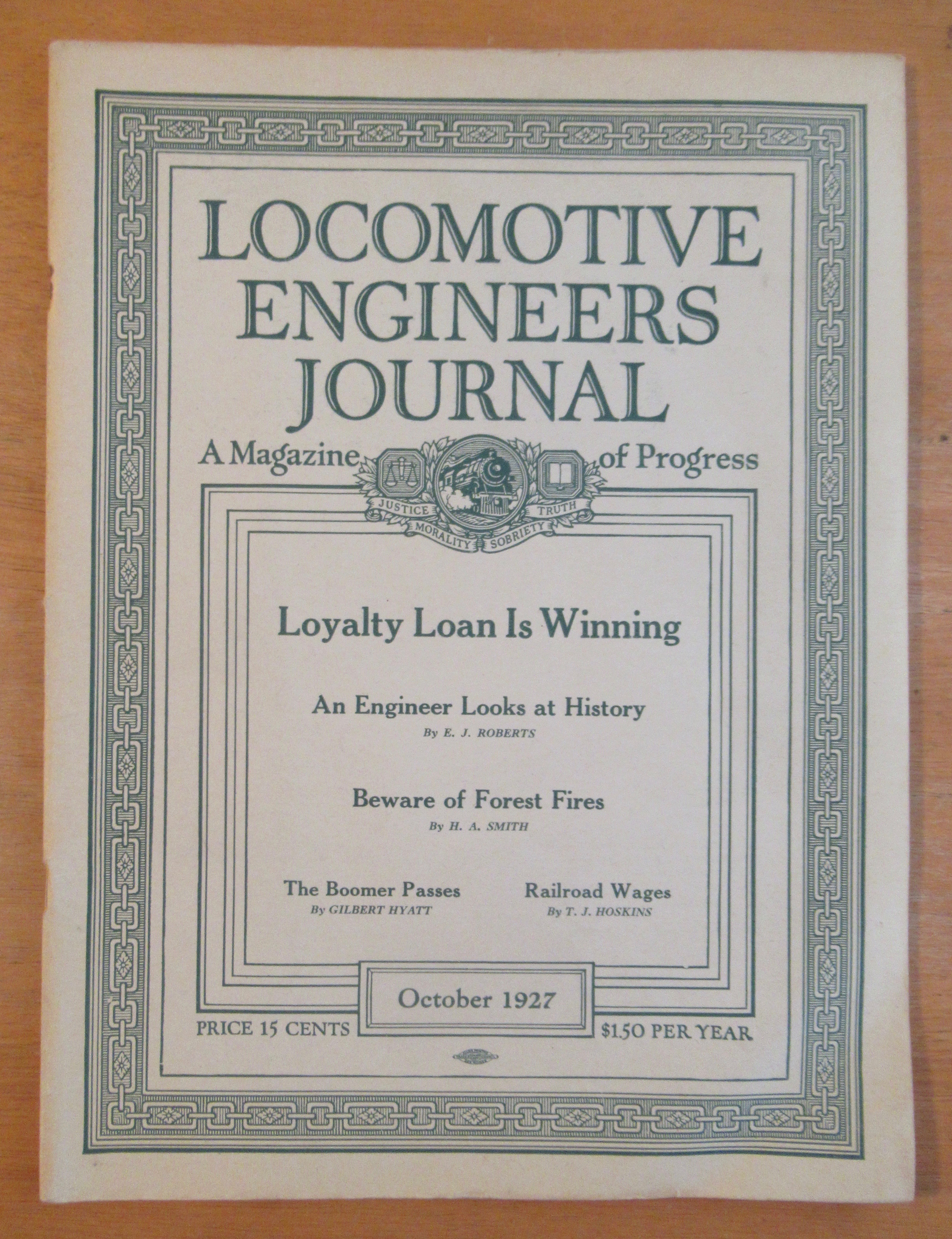 Locomotive Engineer Journal Railroad Magazine Oct 1927