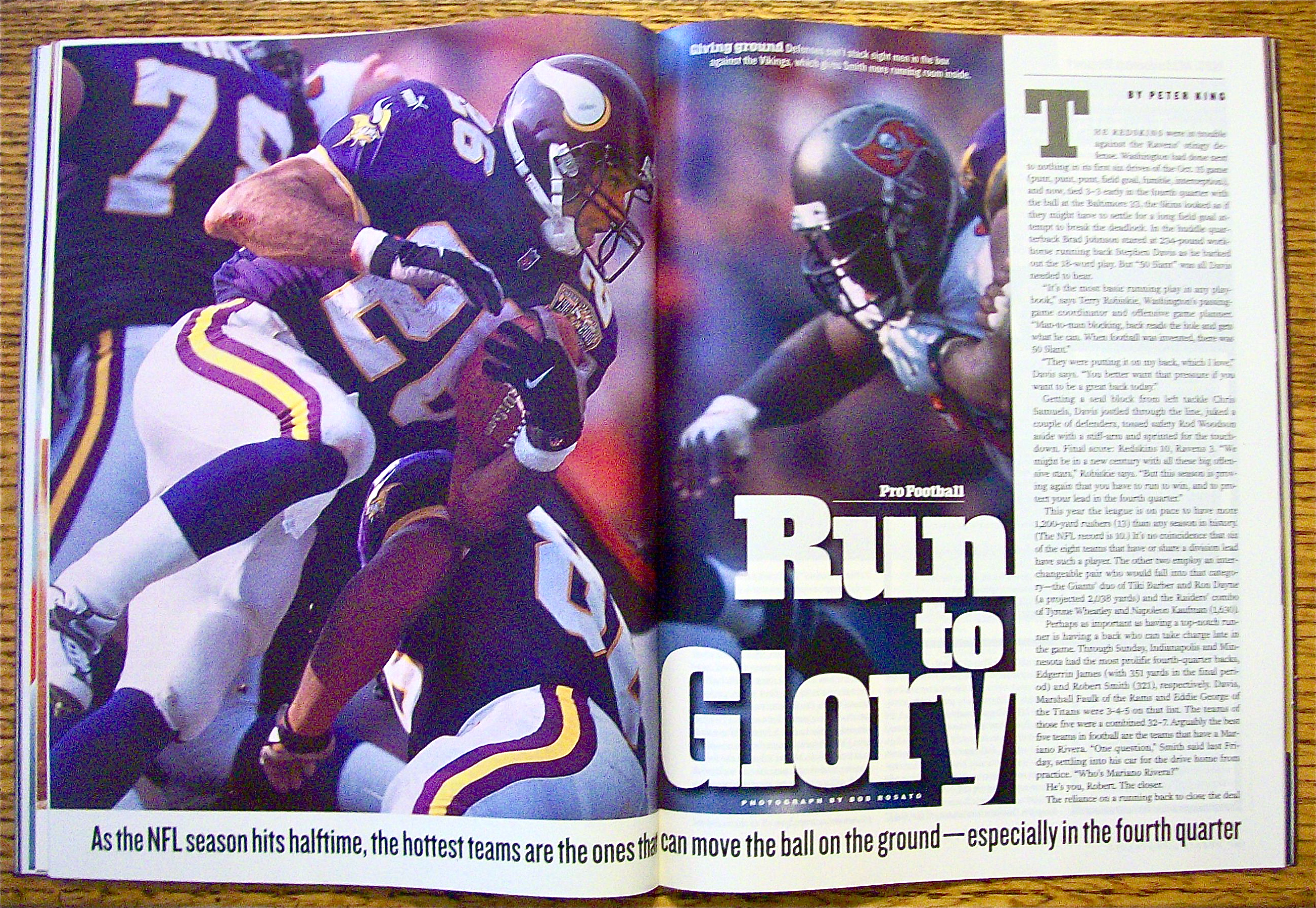 Sport Illustrated Magazine November 6, 2000 Quentin G