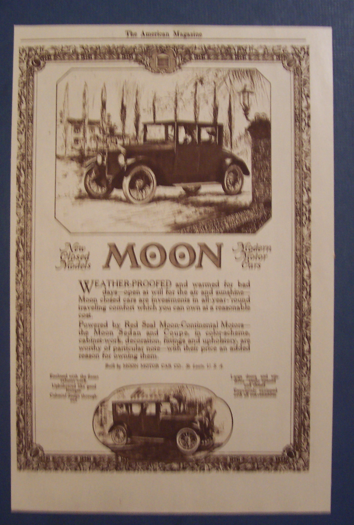Vintage Ad: 1920 Moon Motor Car Co.