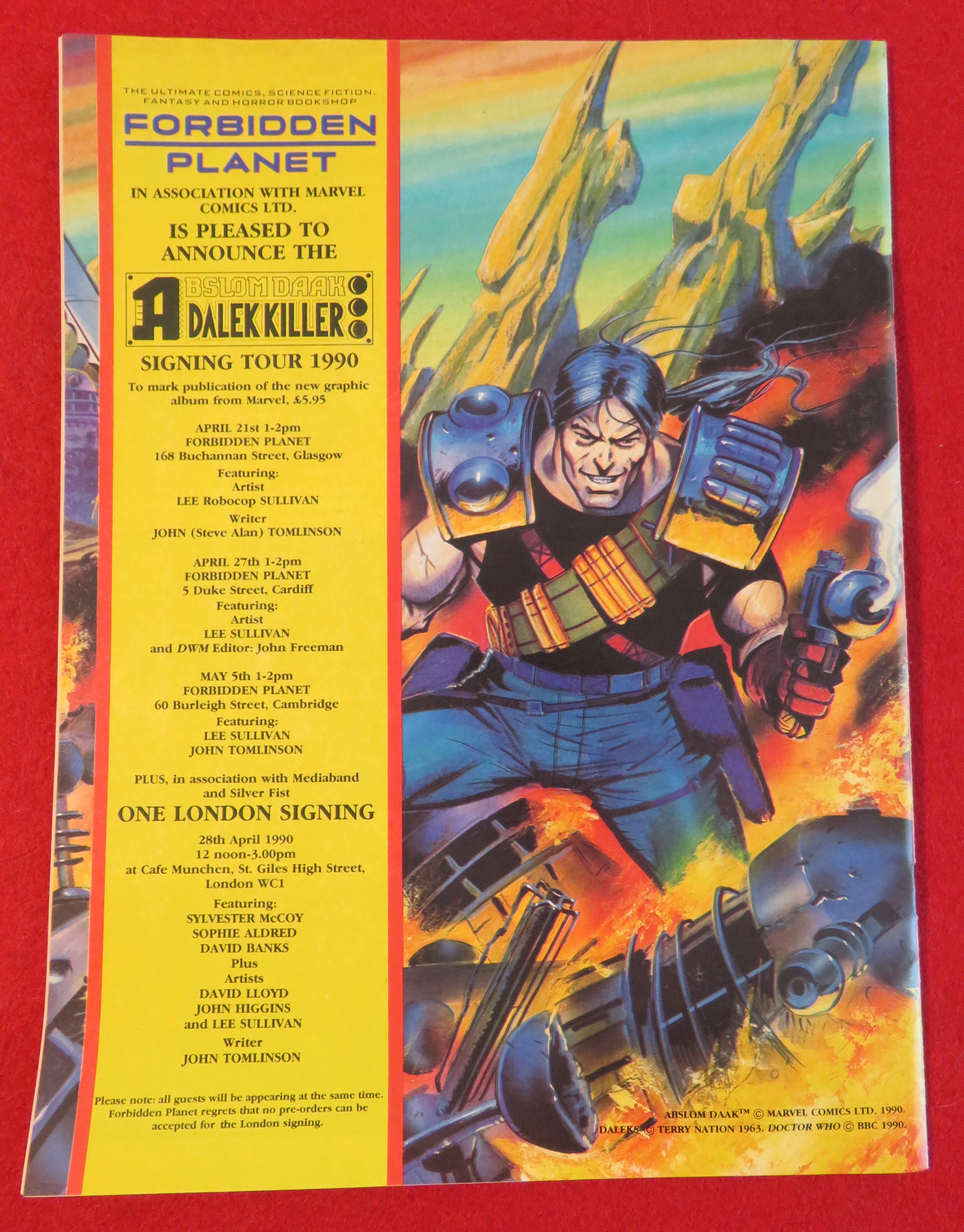 Doctor (Dr) Who Magazine May 1990