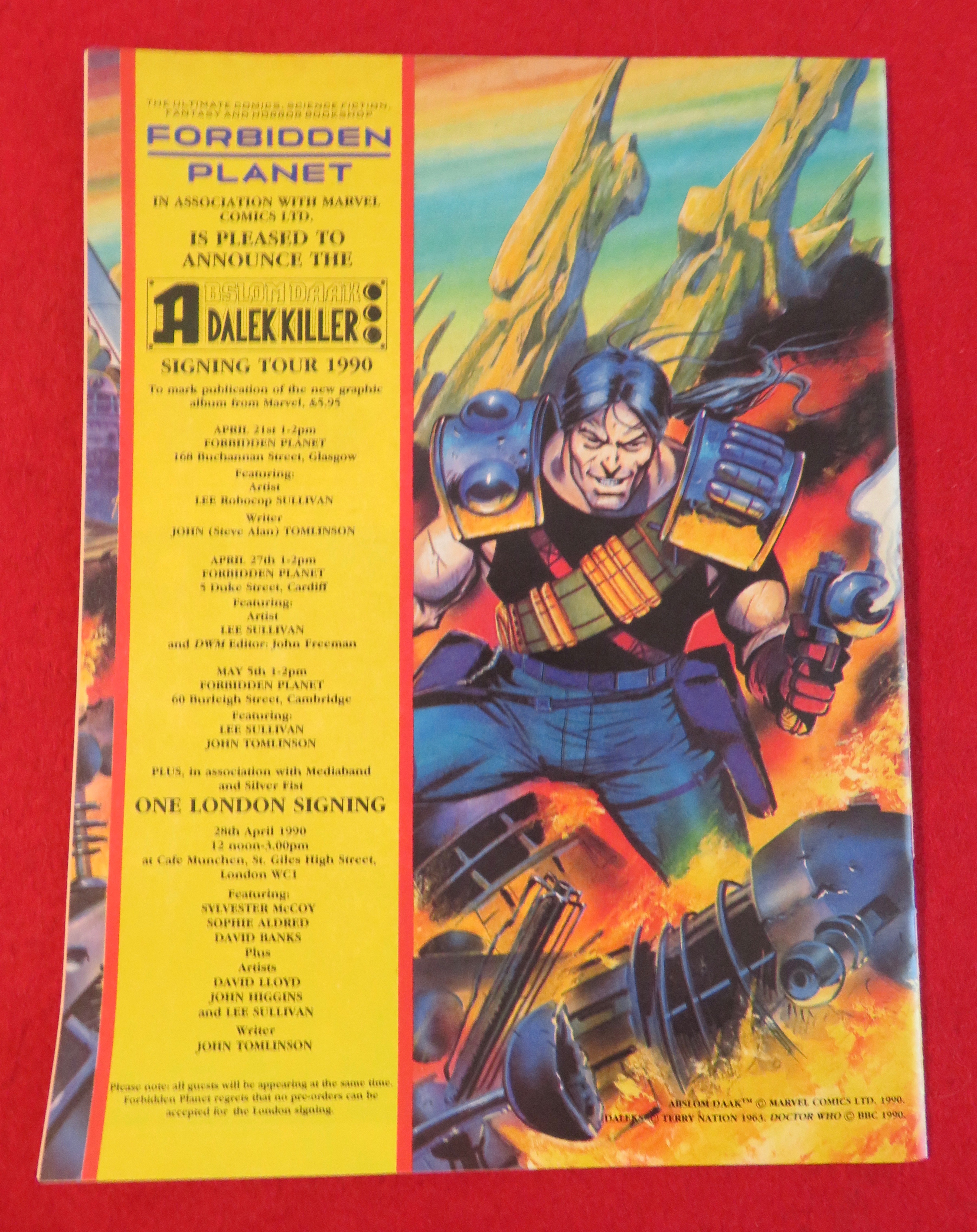 Doctor (Dr) Who Magazine May 1990