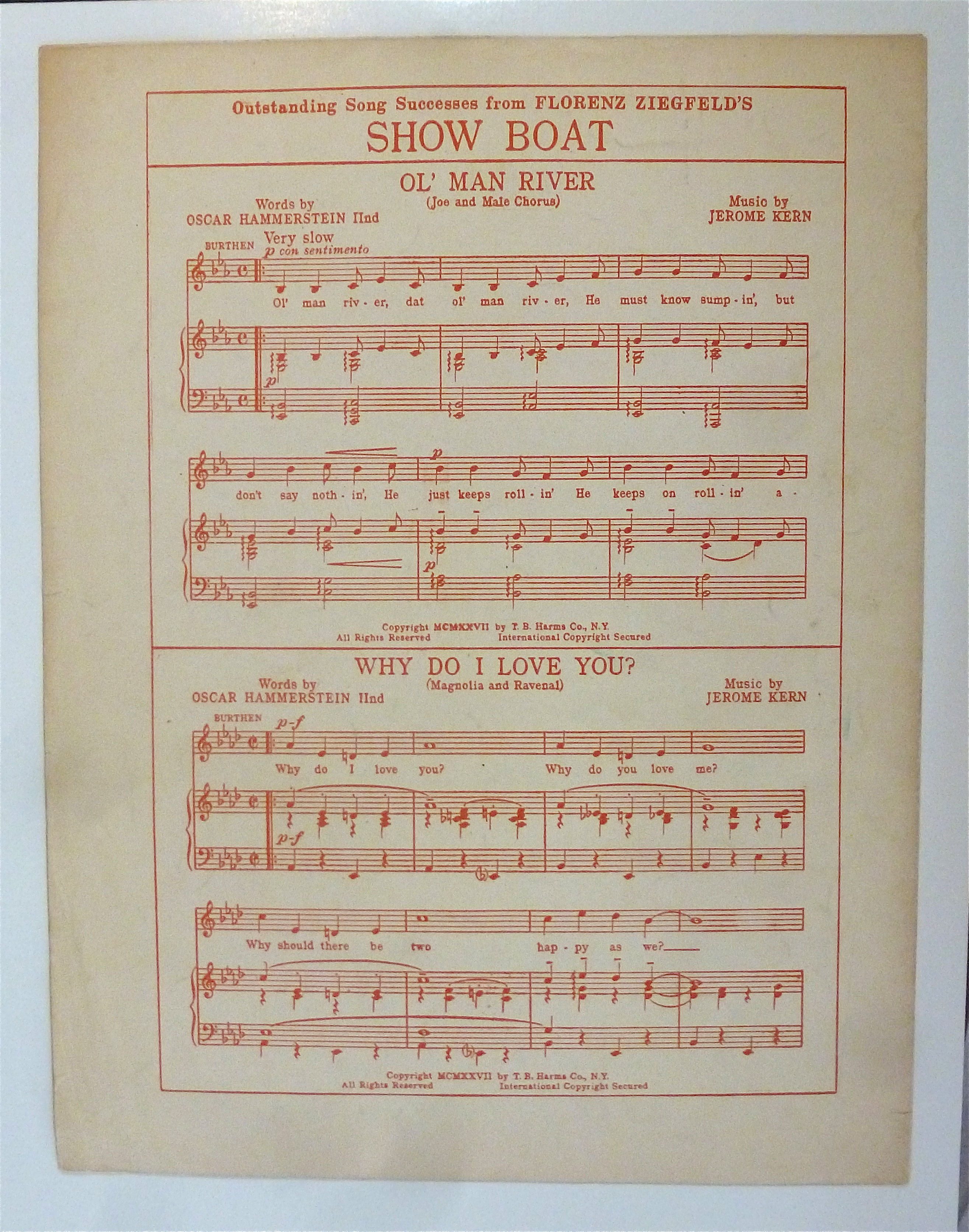 Sheet Music For 1940 The Last Time I Saw Paris