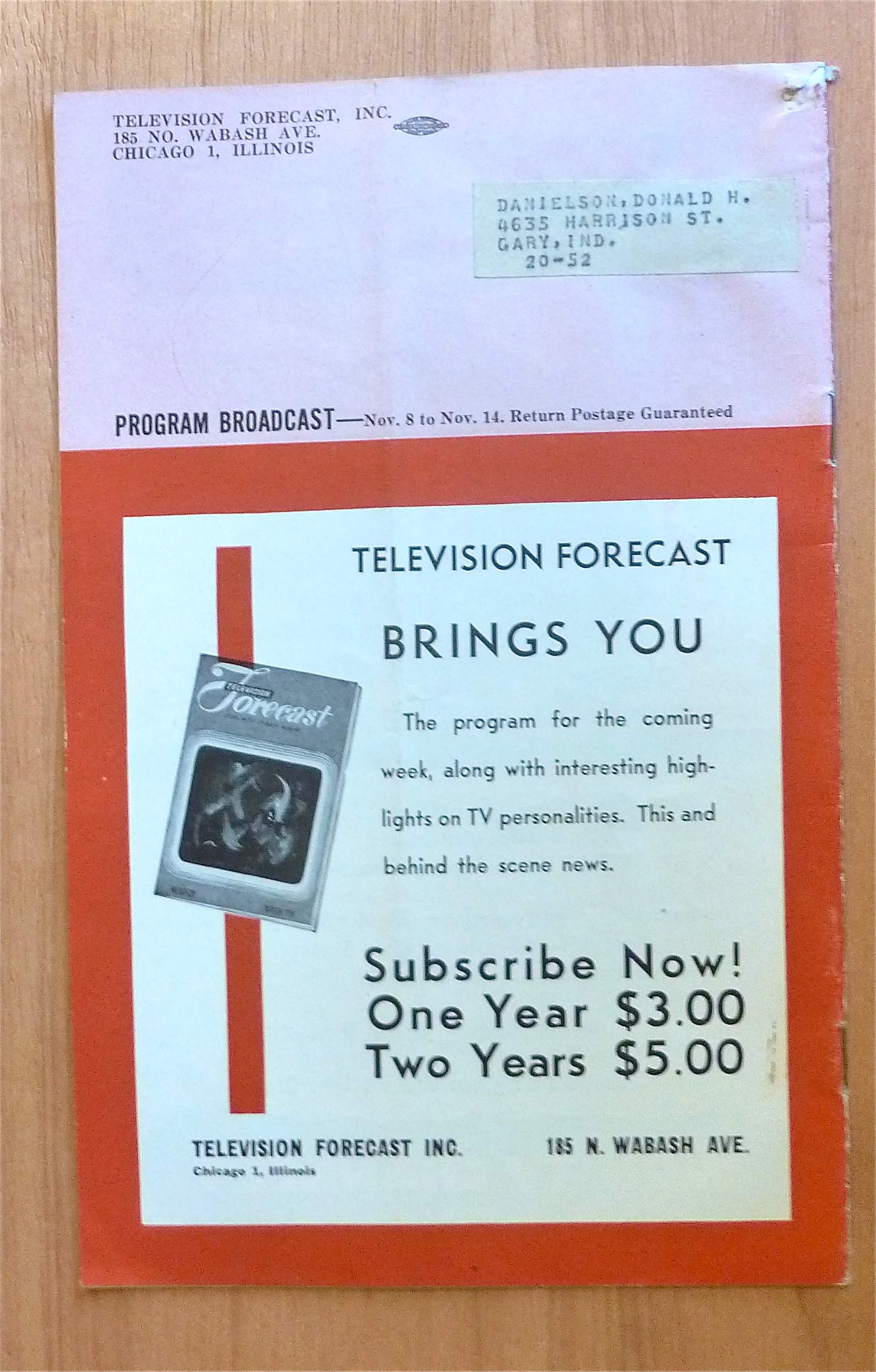 1948 Chicago Television Forecast Vol.1-#27 Joe Wilson
