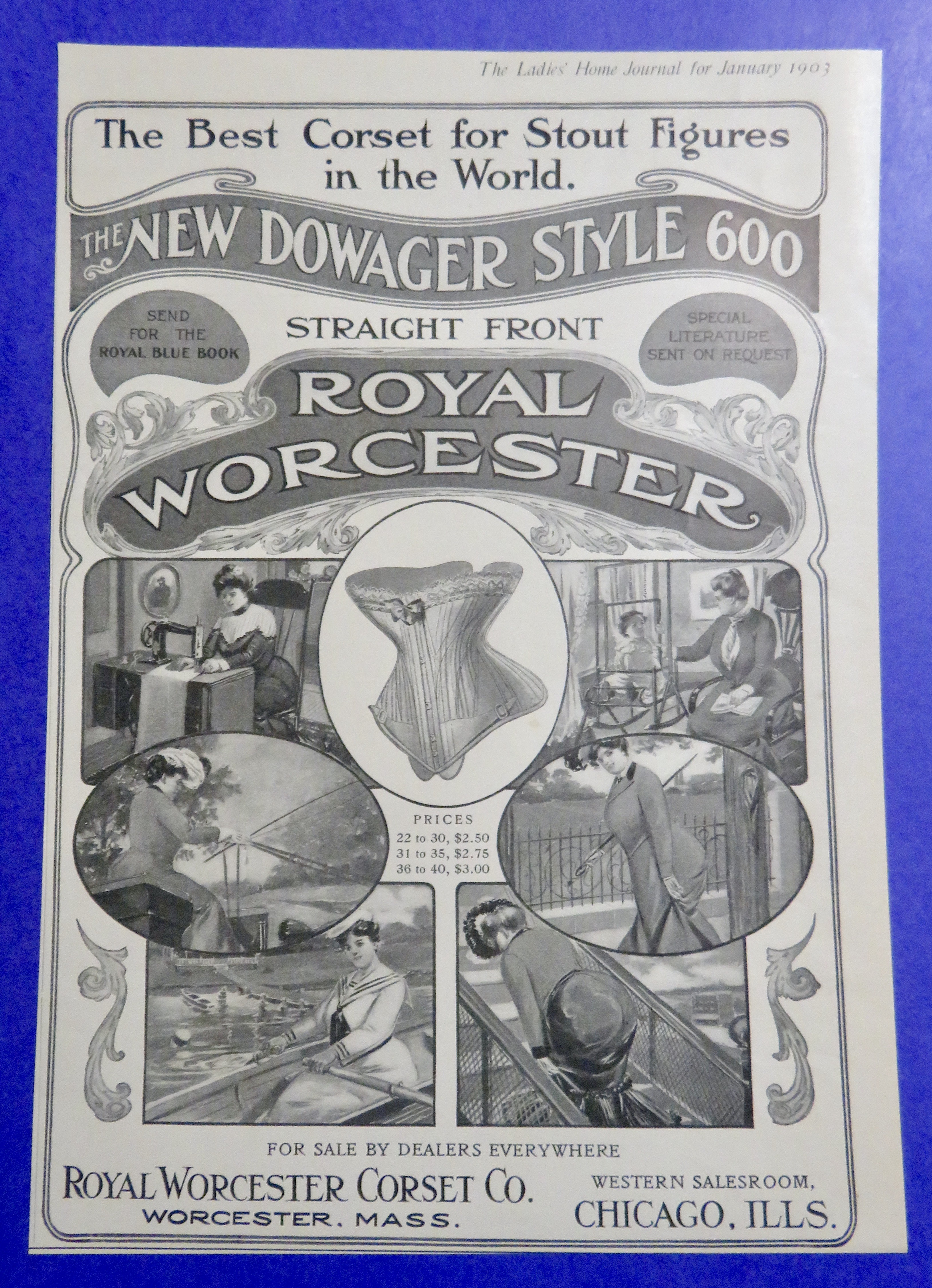 1903 Royal Worcester Corset with Many Stout Figures