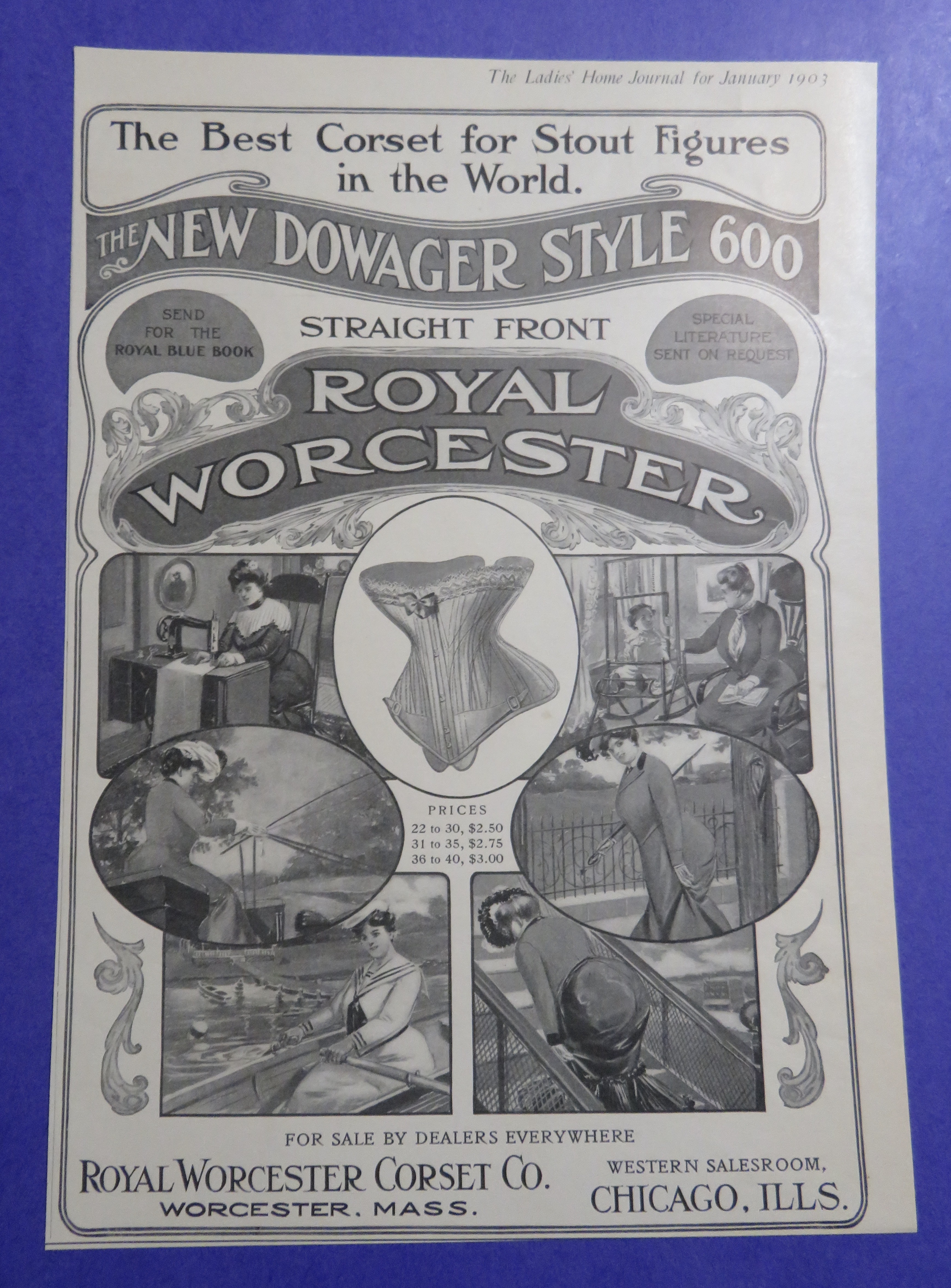 1903 Royal Worcester Corset with Many Stout Figures