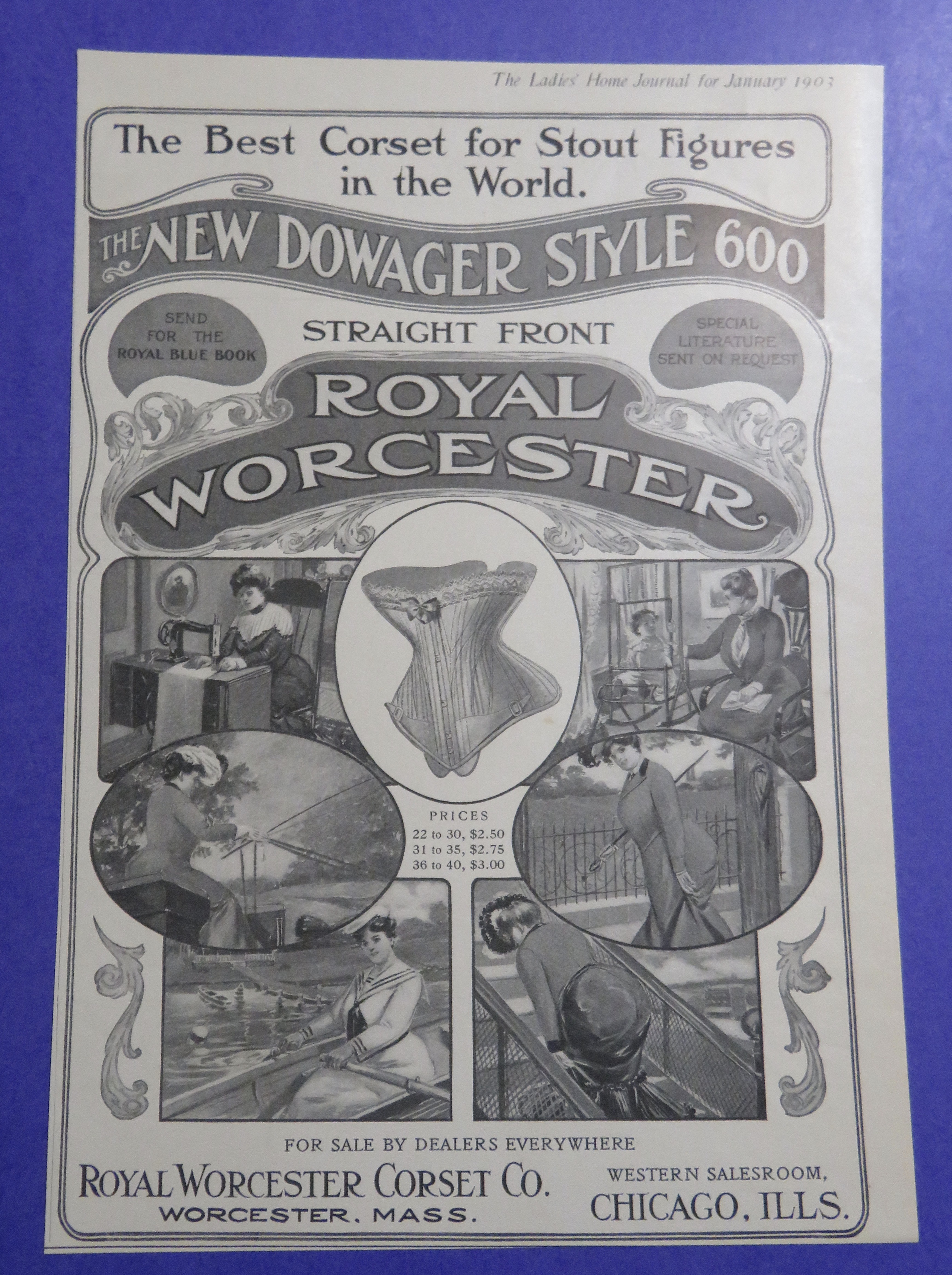 1903 Royal Worcester Corset with Many Stout Figures