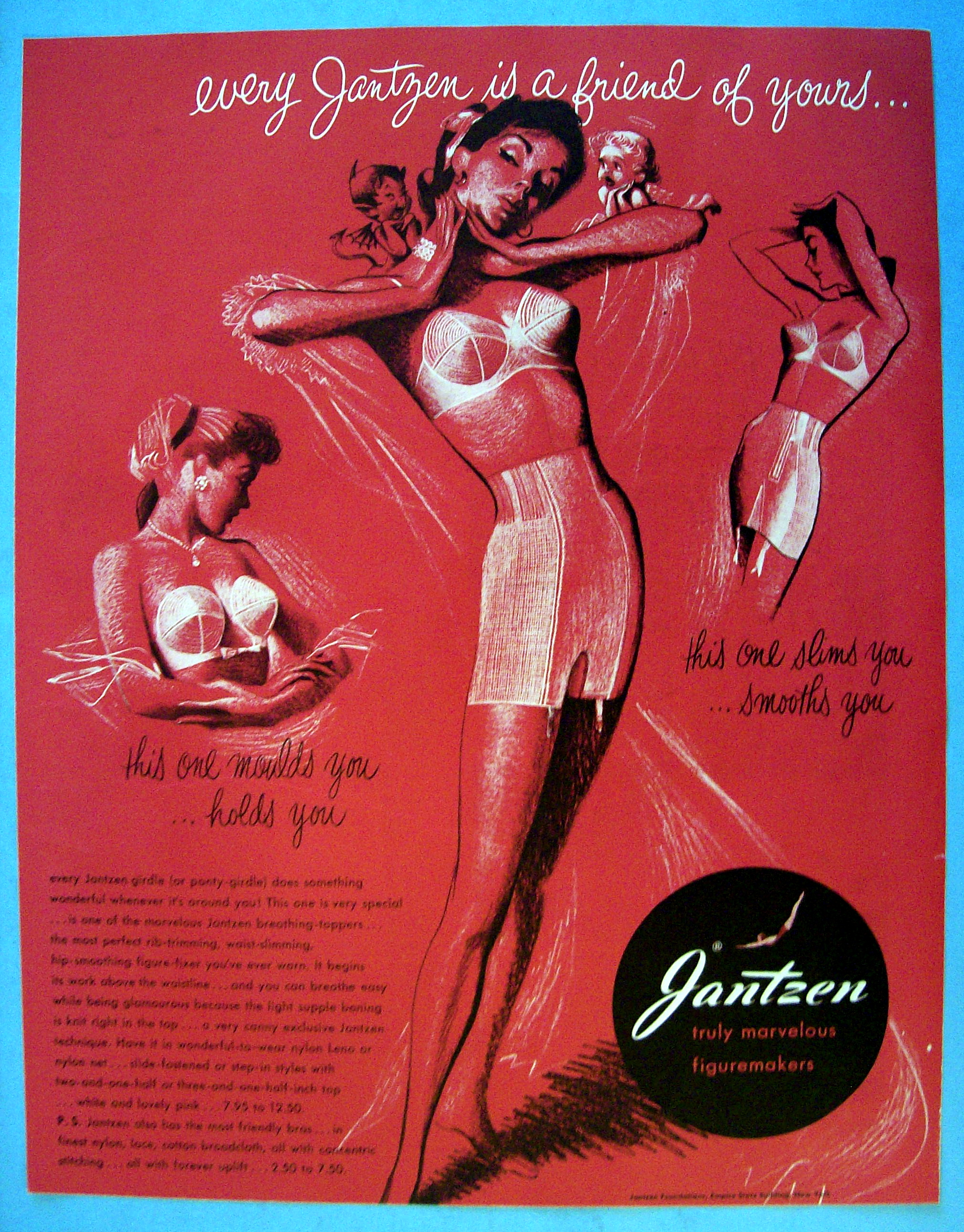 1951 Jantzen Figuremakers with Lovely Woman