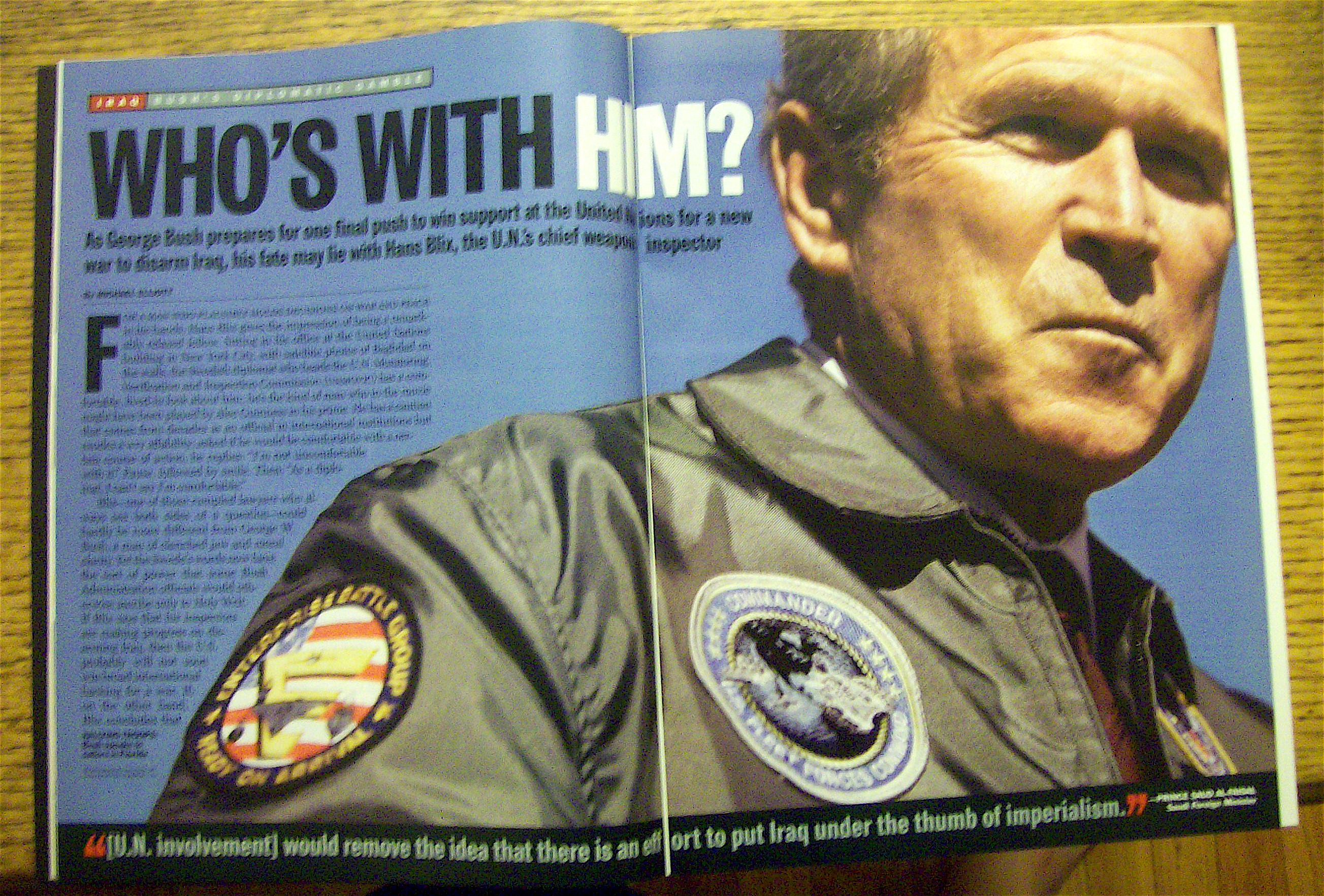 Time Magazine May 3, 2003 Do You Want This War?