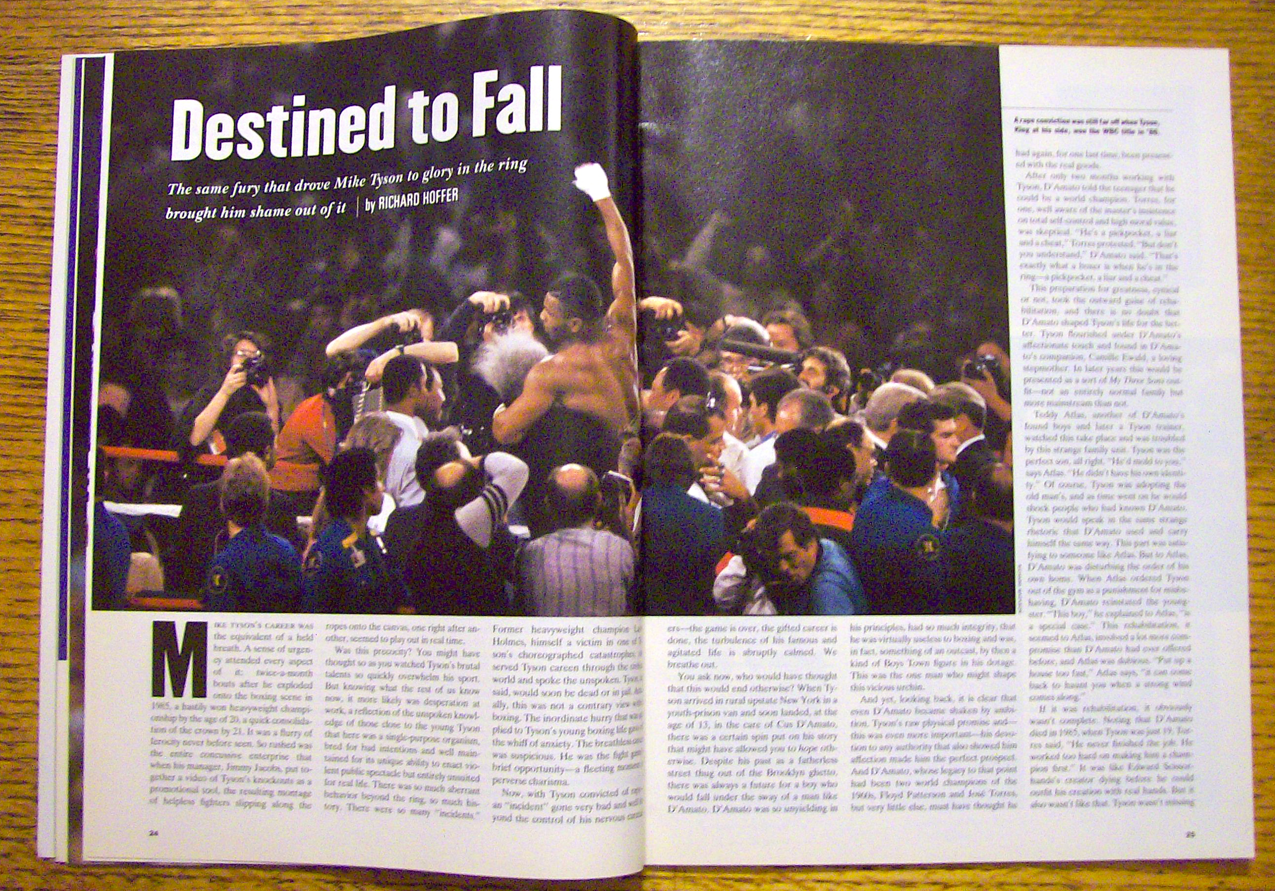 Sport Illustrated Magazine February 17, 1992 Mike Tyson