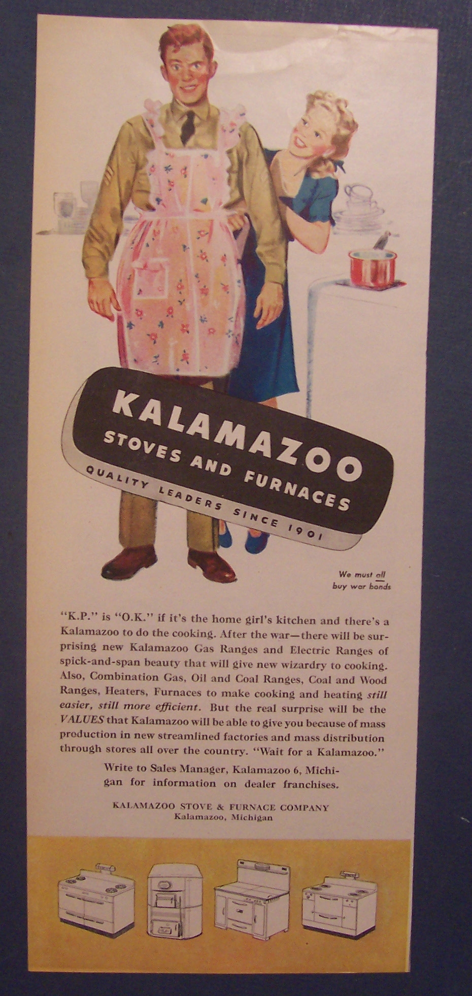1945  Kalamazoo  Stoves  &  Furnaces