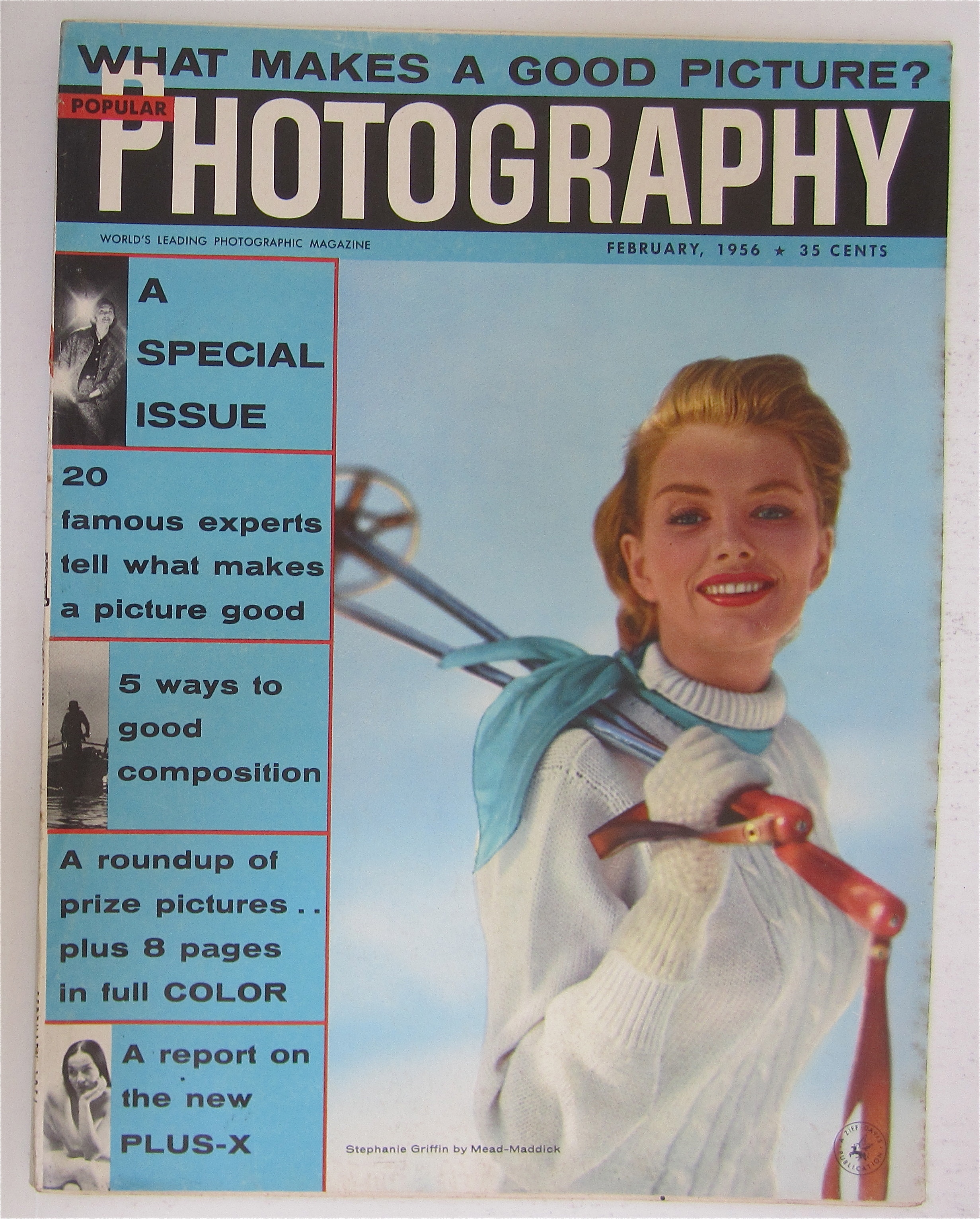 Popular Photography Magazine February 1956 Good Picture
