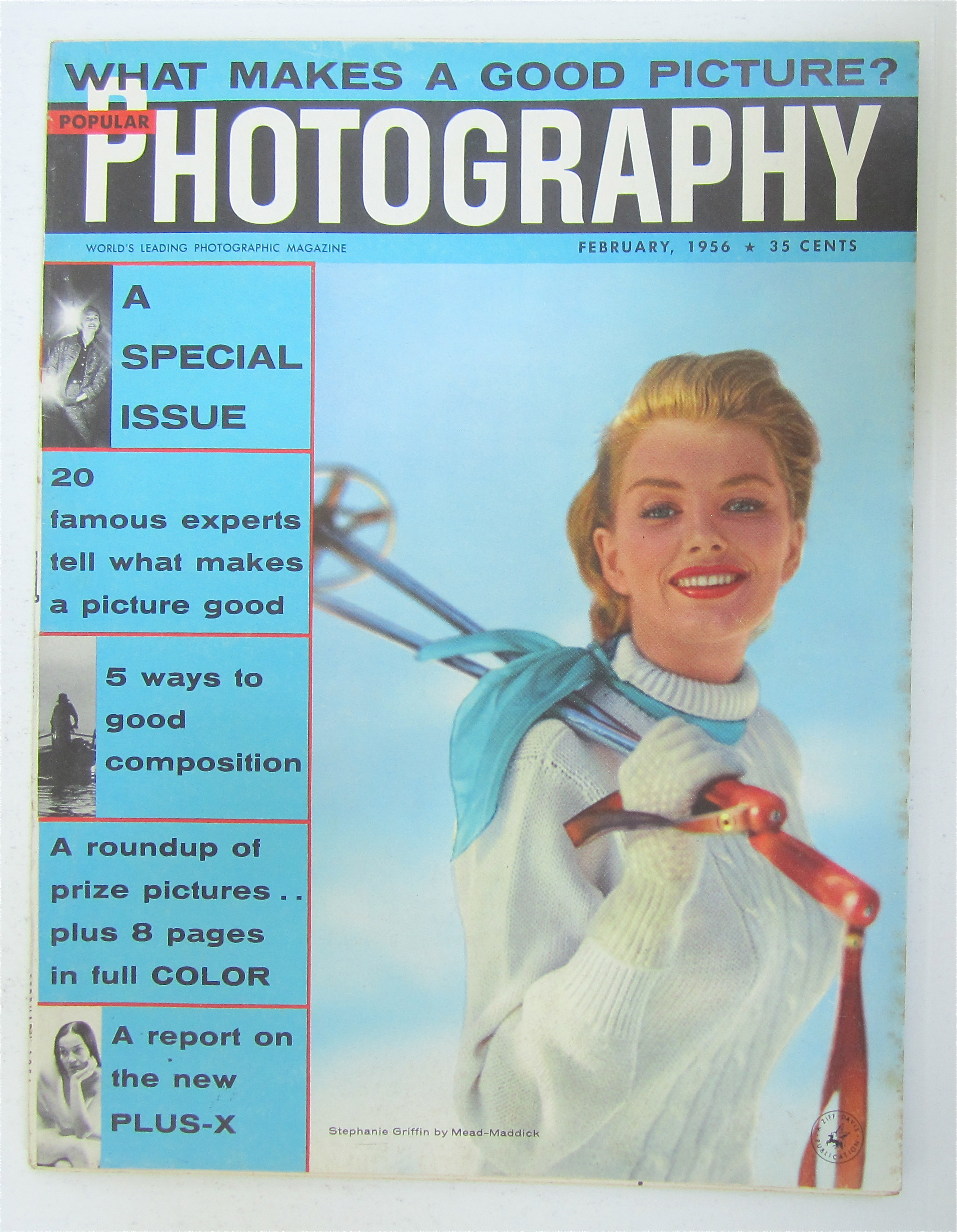 Popular Photography Magazine February 1956 Good Picture