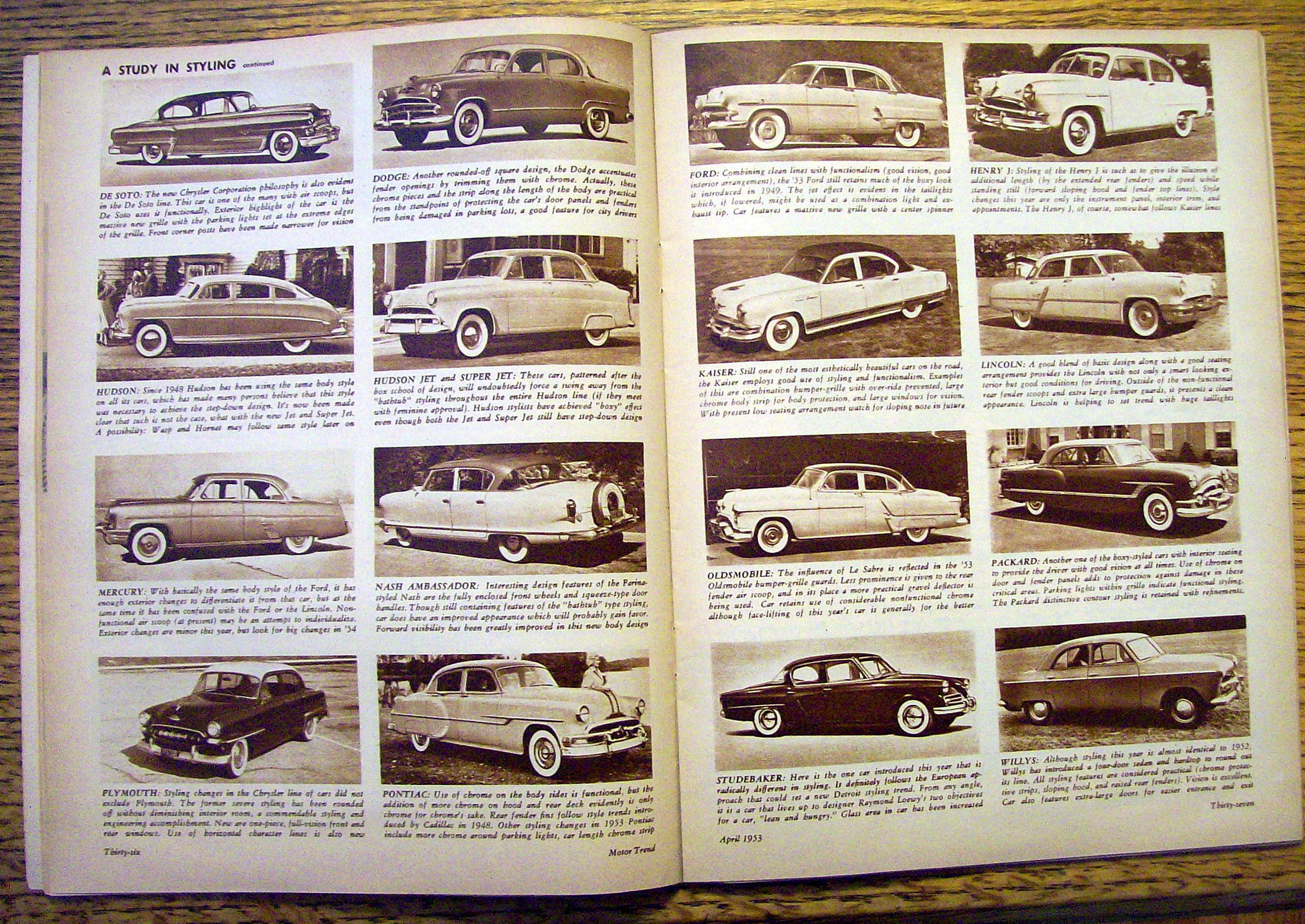 Motor Trend Magazine April 1953 Death Of An Aristocrat