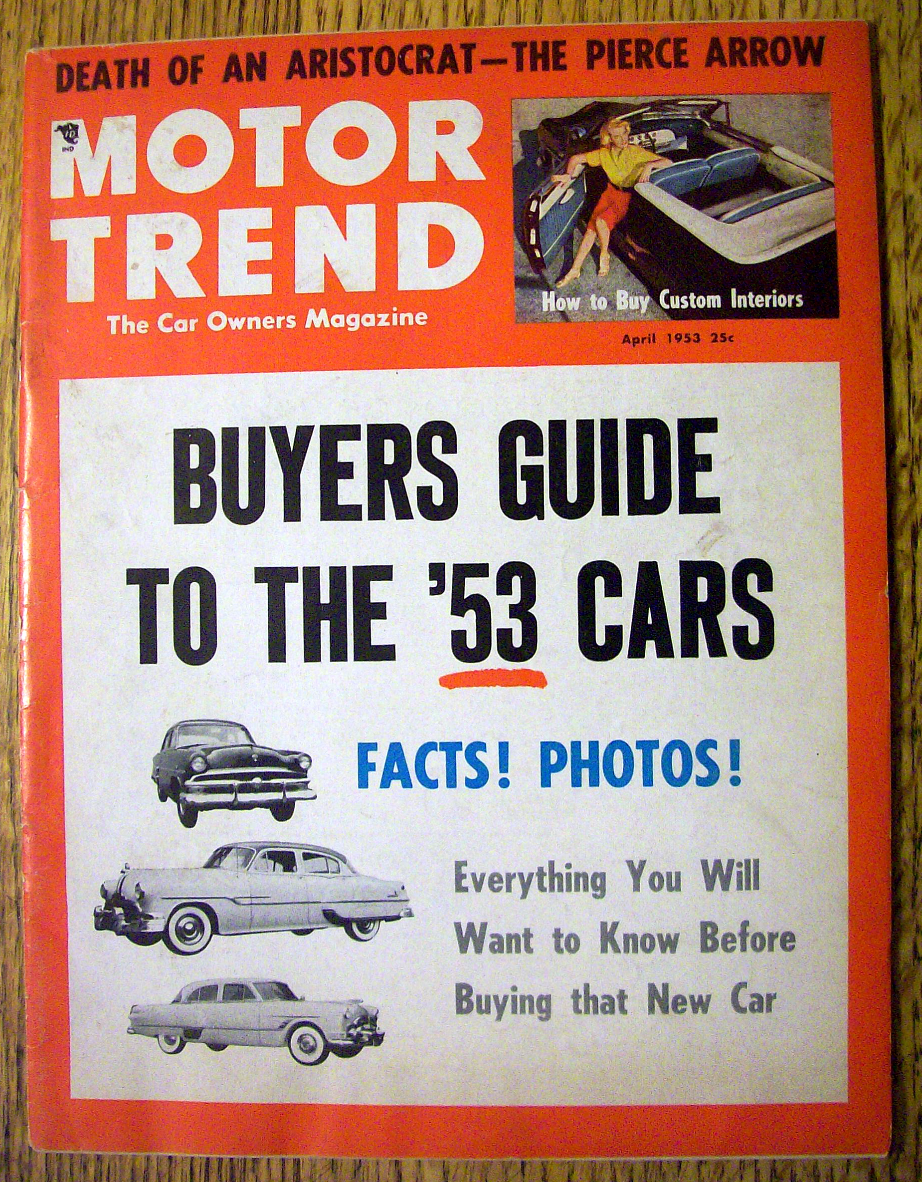 Motor Trend Magazine April 1953 Death Of An Aristocrat