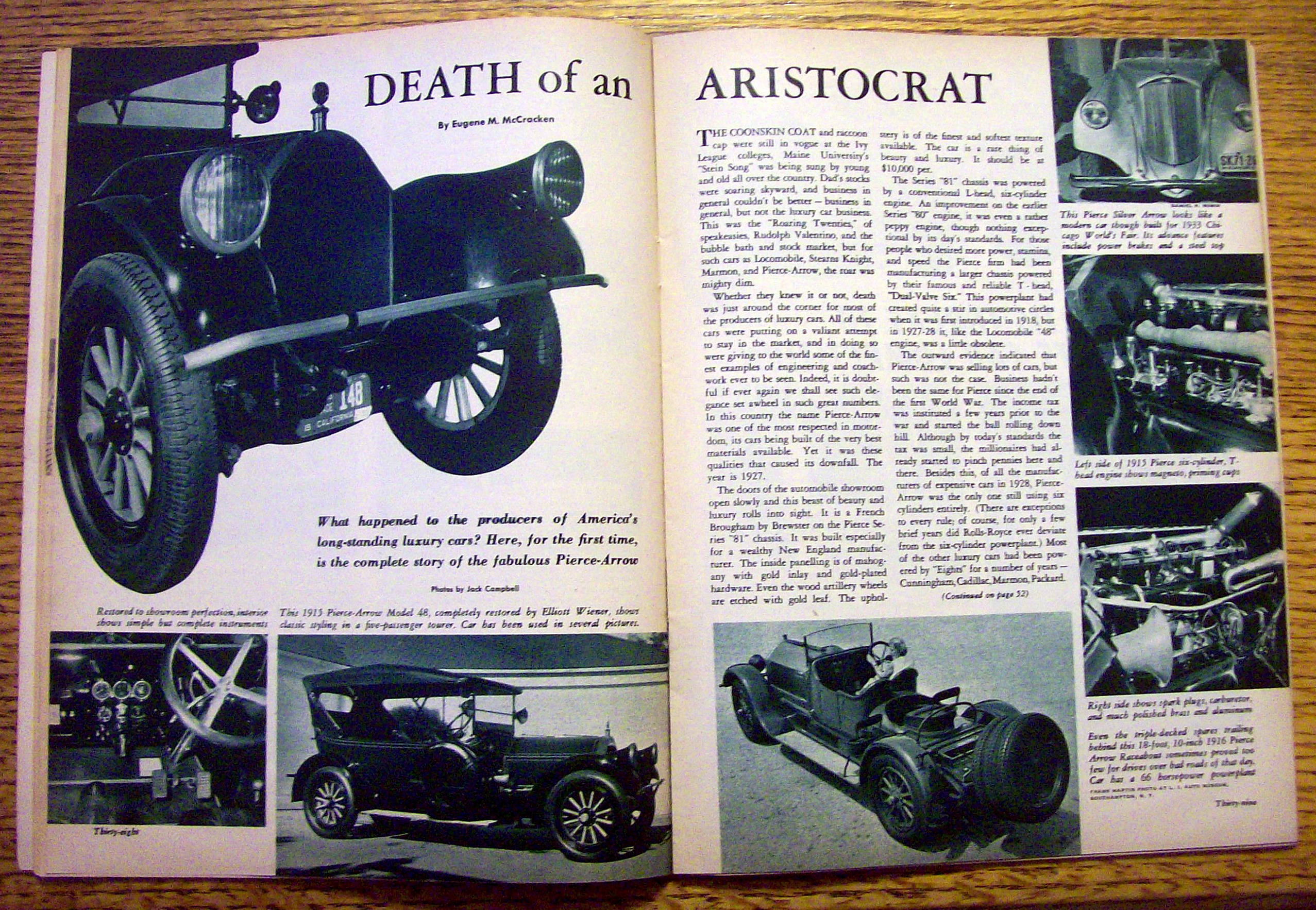 Motor Trend Magazine April 1953 Death Of An Aristocrat