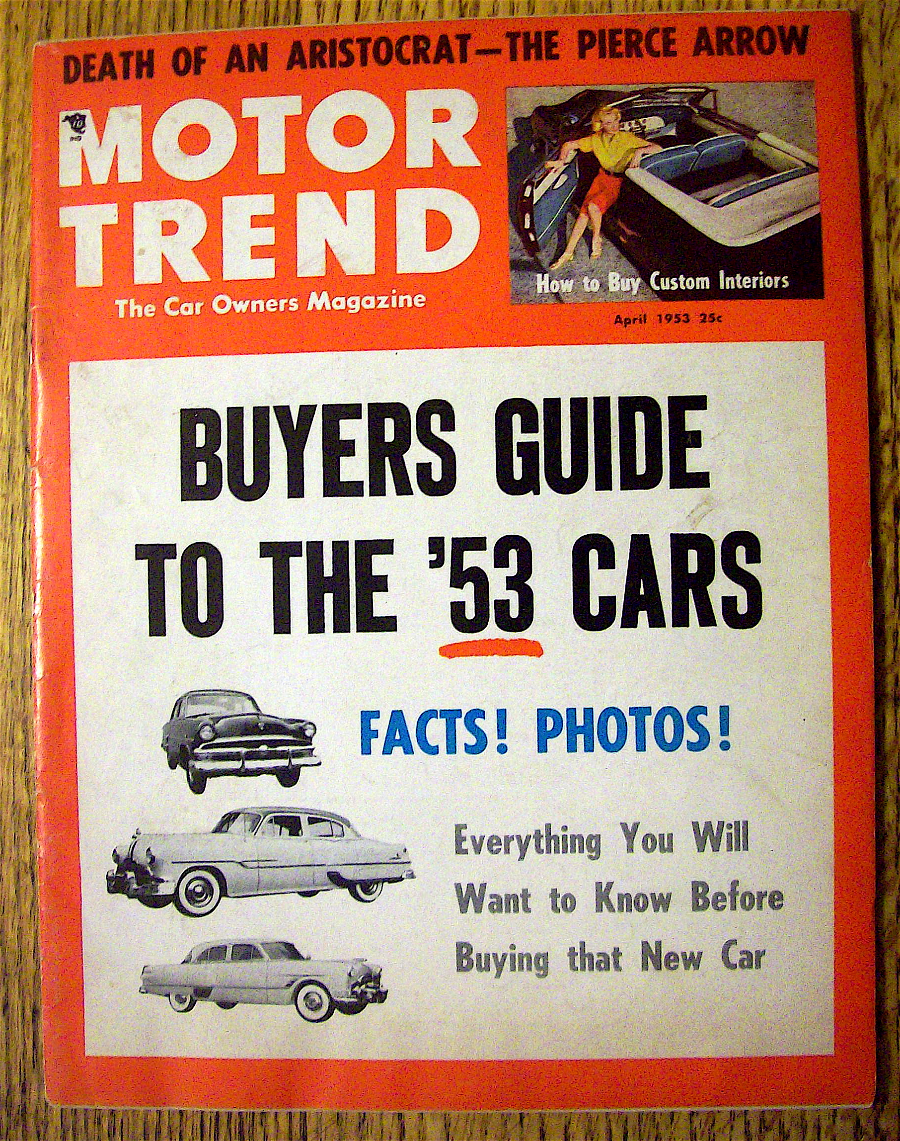 Motor Trend Magazine April 1953 Death Of An Aristocrat