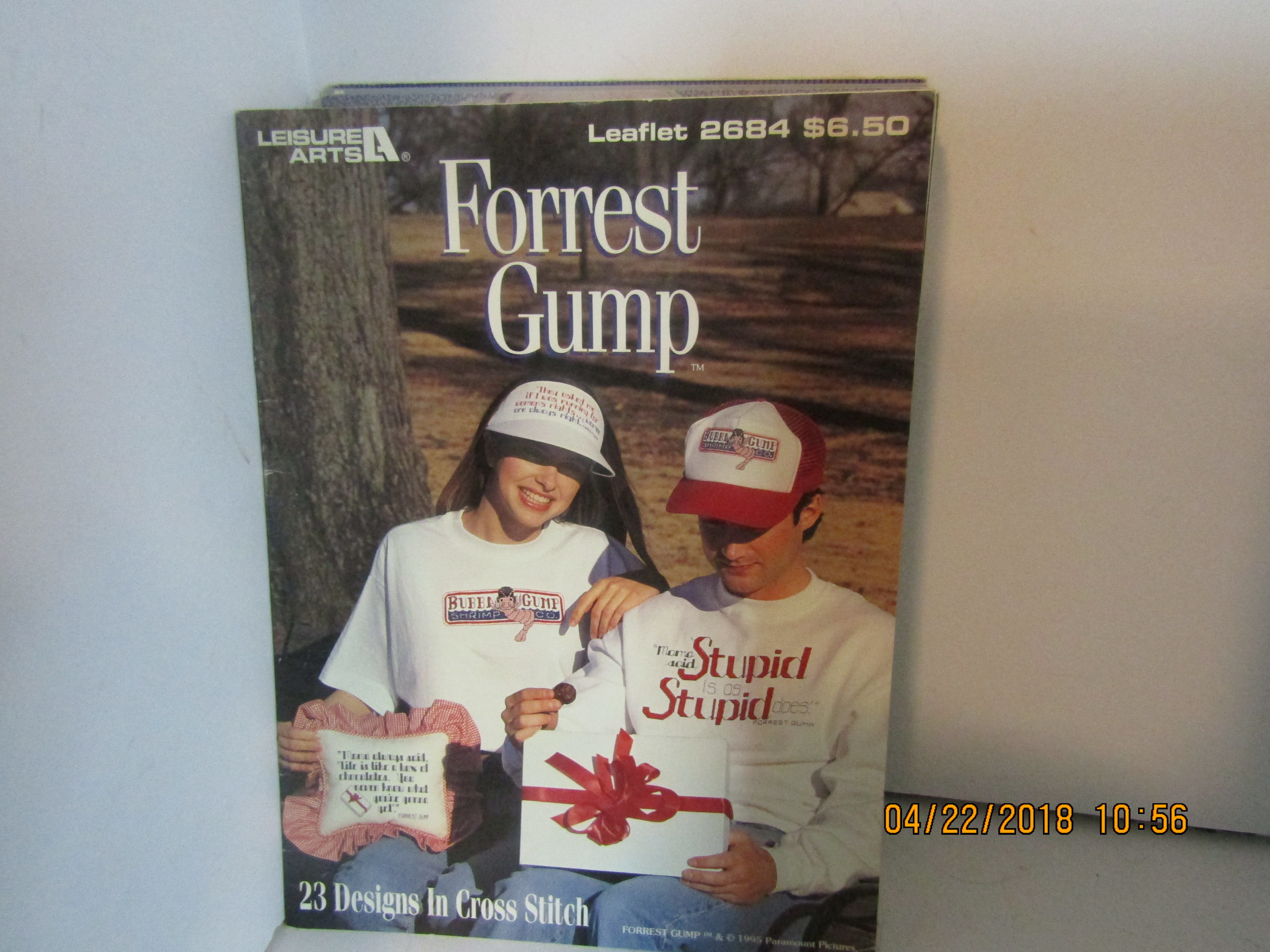 Leisure Arts Cross Stitch Forrest Gump #2684