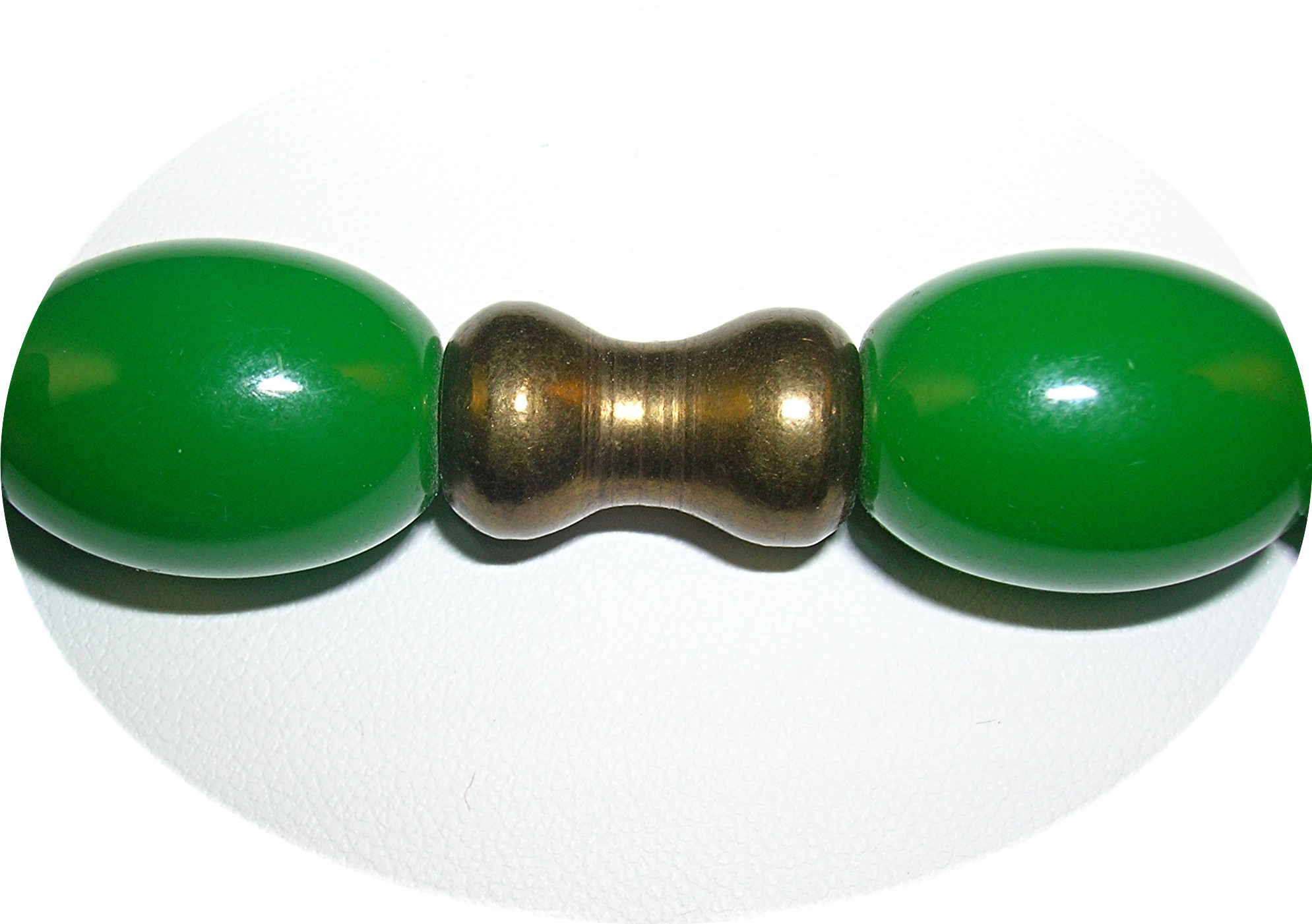 Amber Green Prayer Beads Silk Tassel