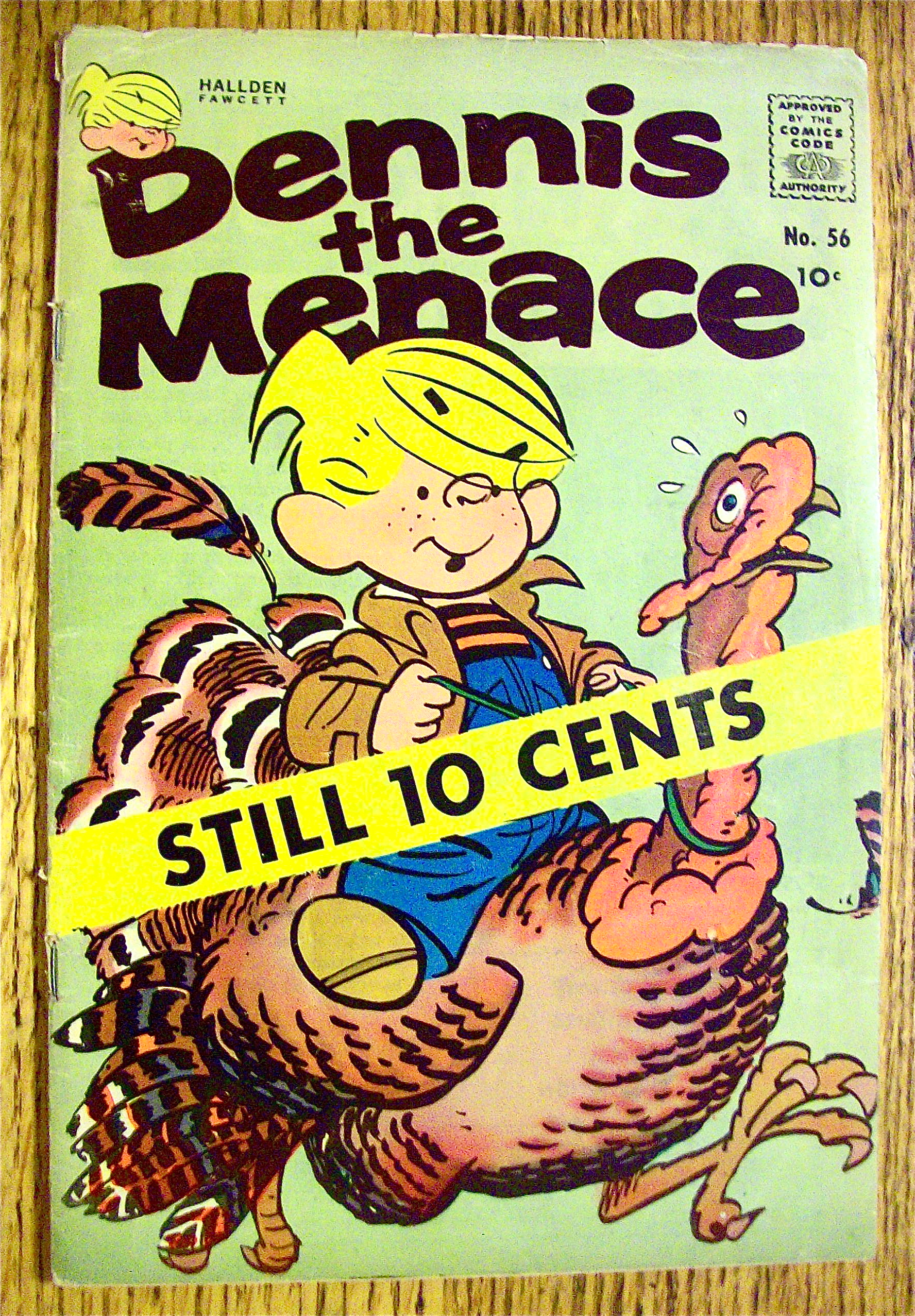 Dennis The Menace Comic #56 January 1962 Talking Turkey
