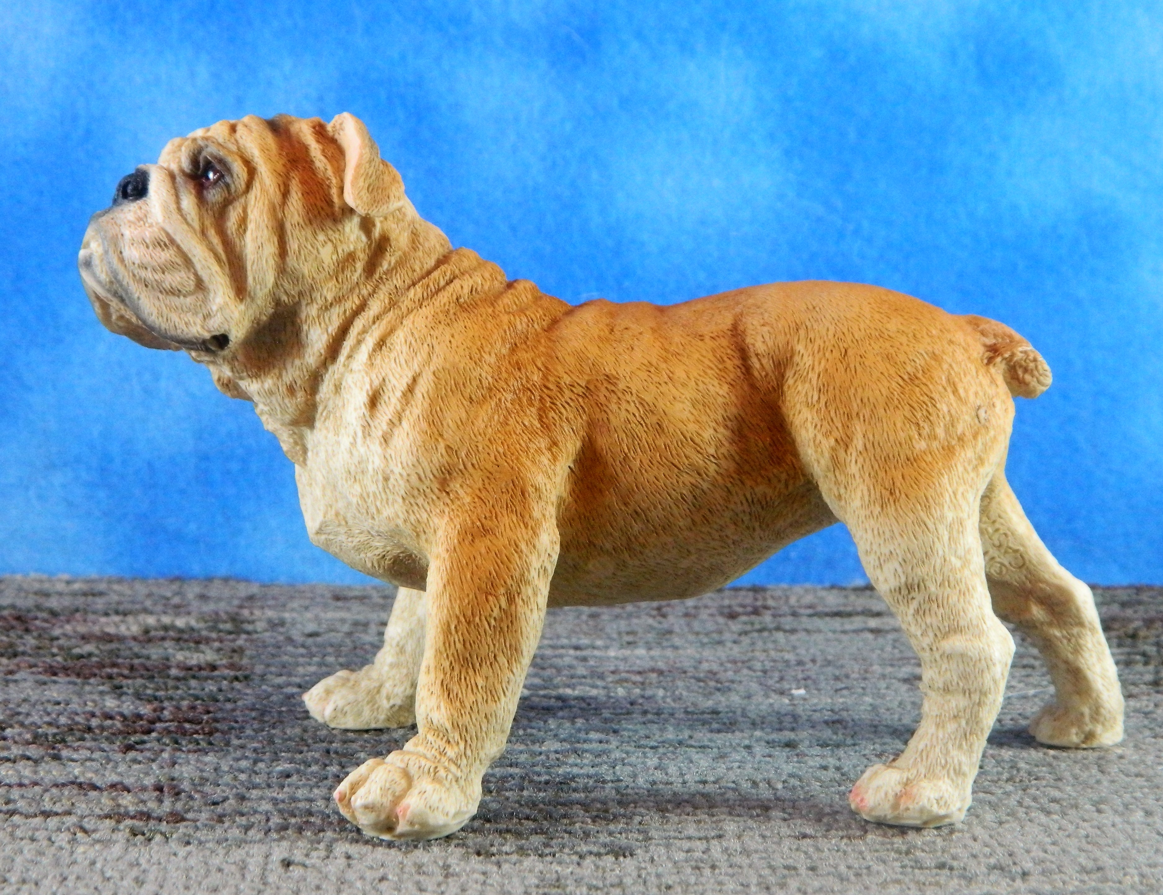 Castagna Alabaster Resin Standing Bulldog
