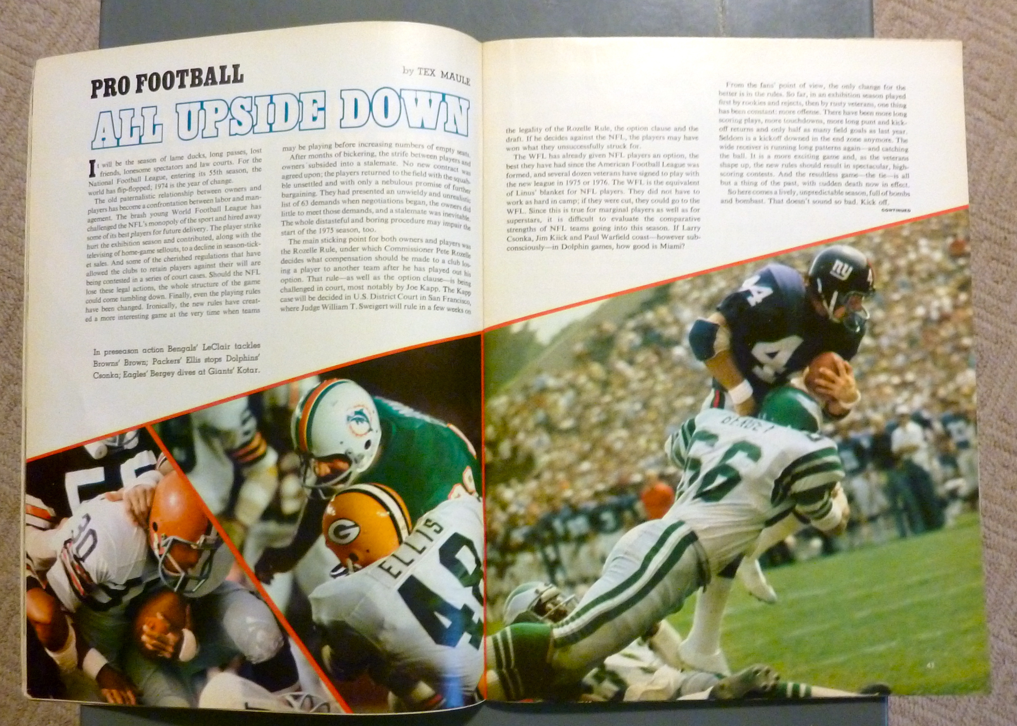 Sports Illustrated September 16, 1974 O. J. Simpson