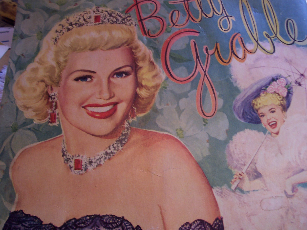 Betty Grable Coloring Book, 1951