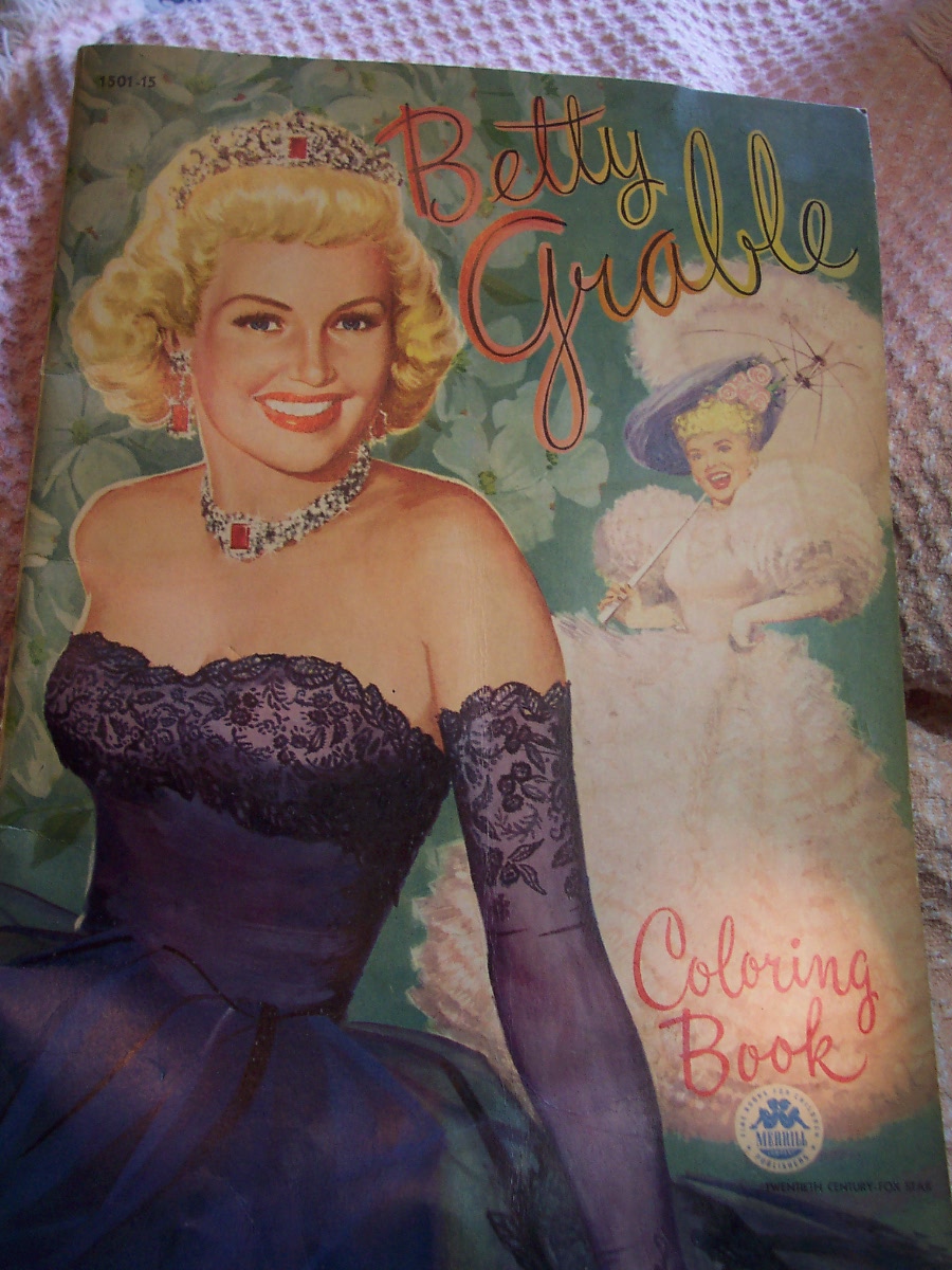 Betty Grable Coloring Book, 1951