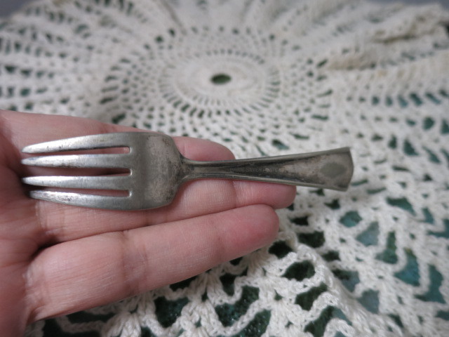 Bride Silver Plate Child Size Fork