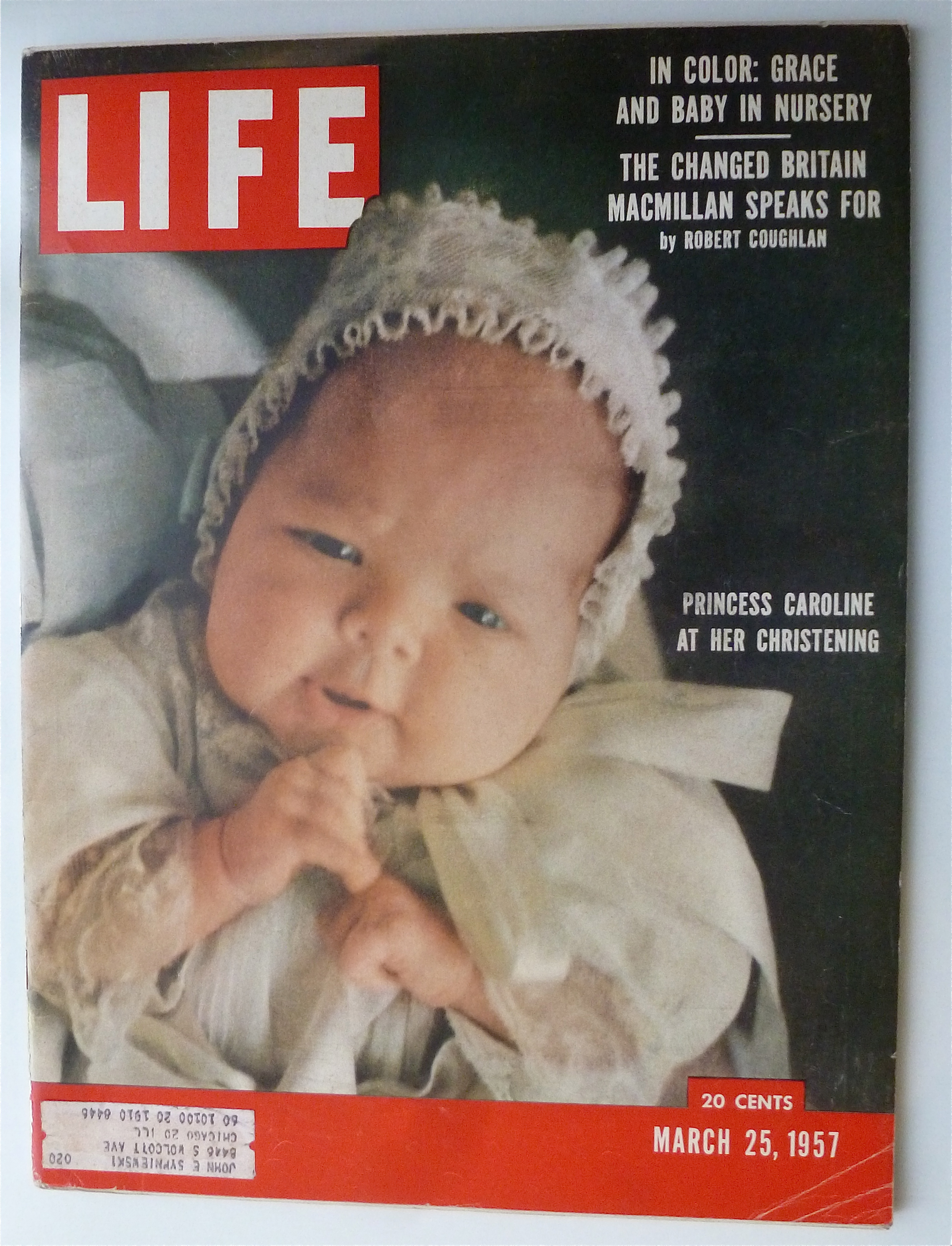Life Magazine-March 25, 1957-Princess Caroline