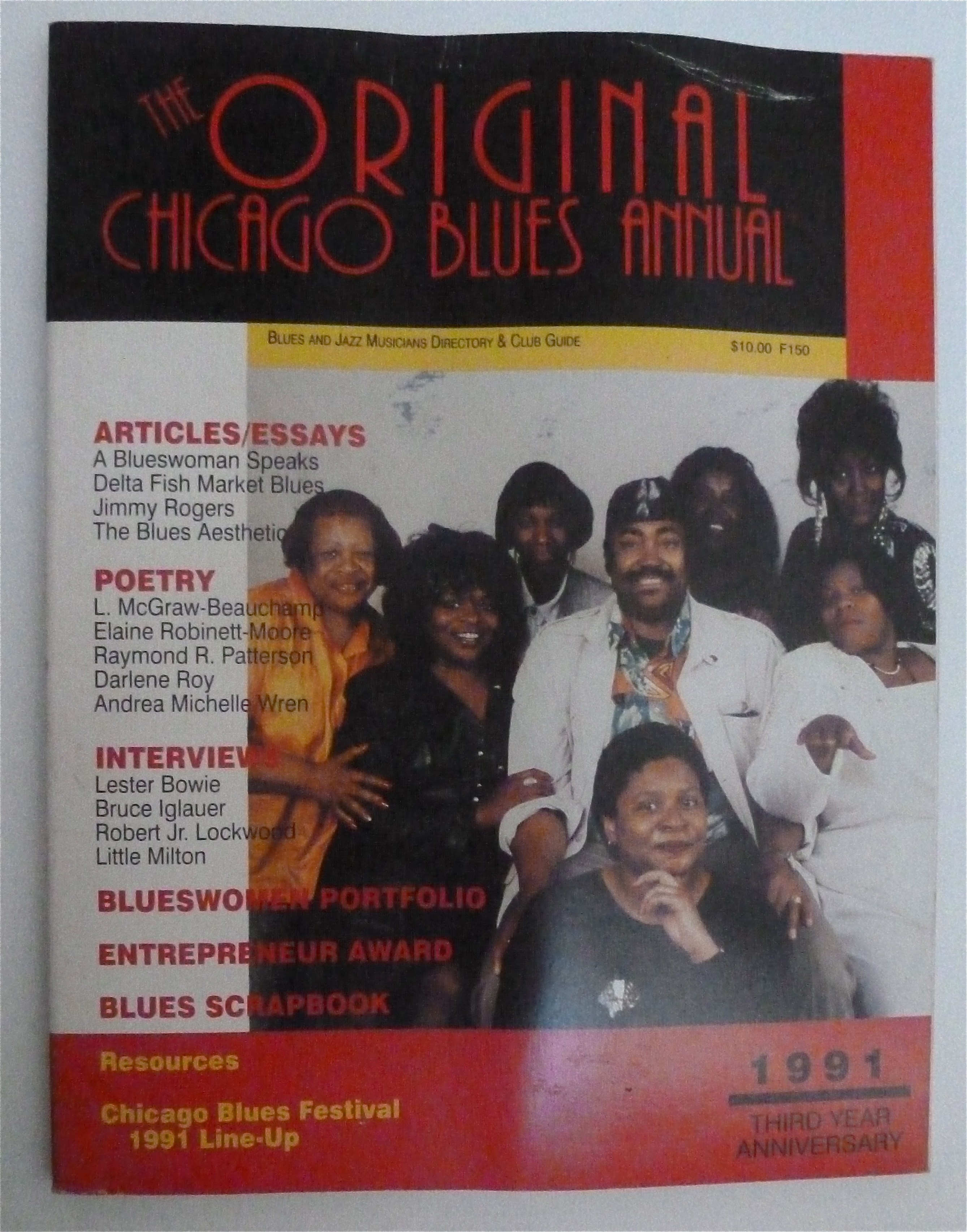 Original Chicago Blues Annual 1991 Bonnie Lee