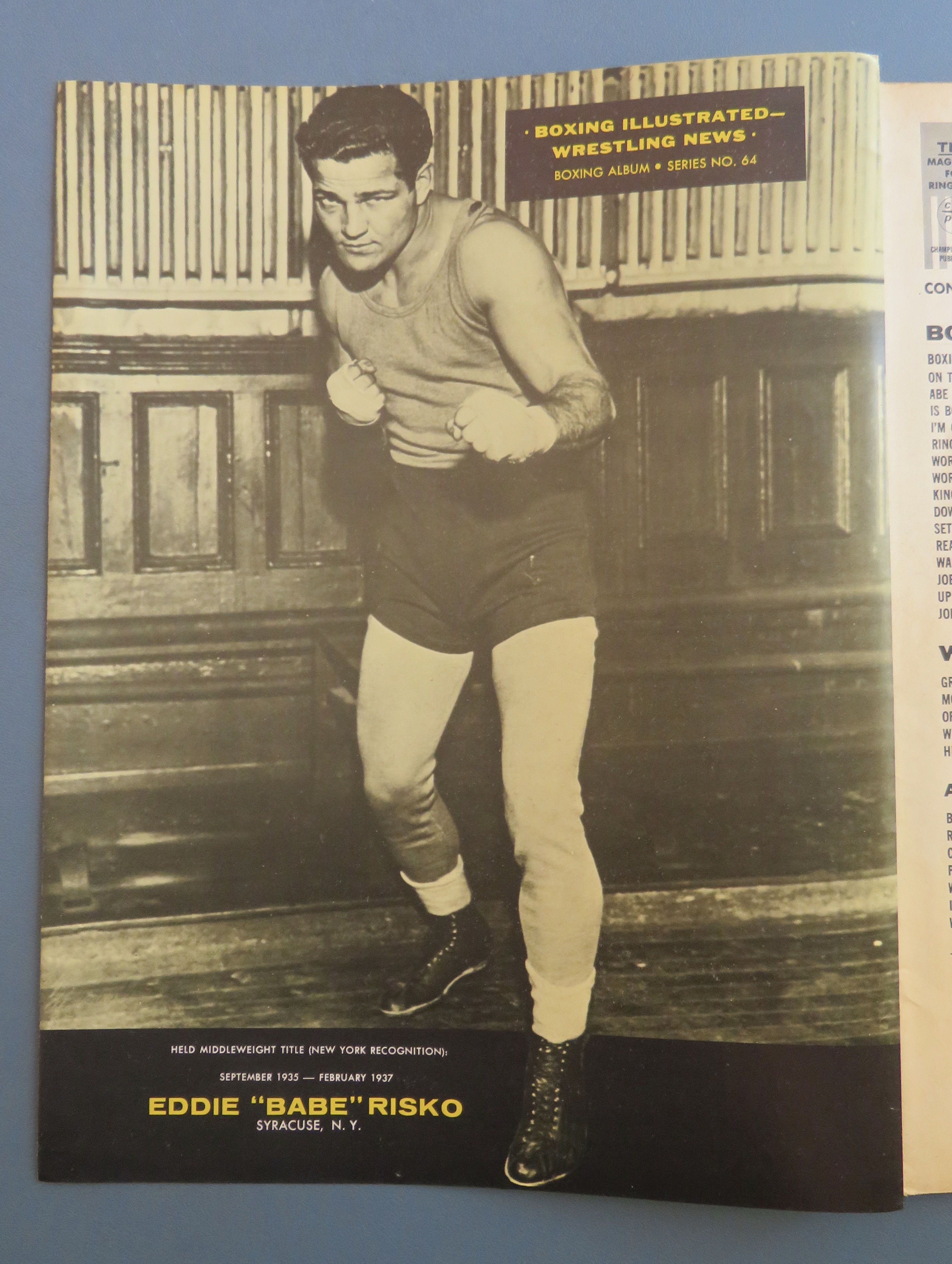 Boxing Illustrated Wrestling News Magazine January 1965