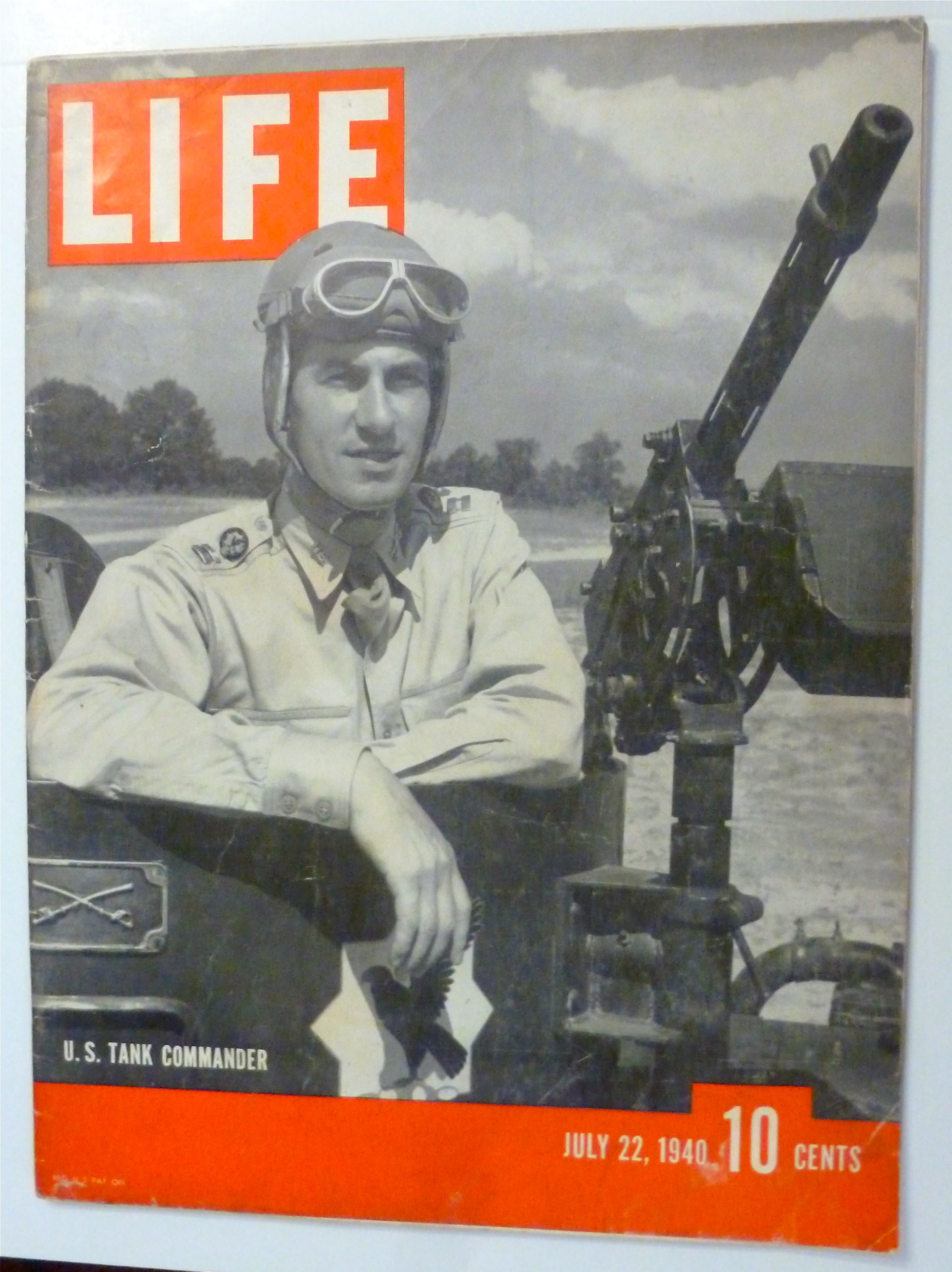 Life Magazine-July 22, 1940-U. S. Tank Commander