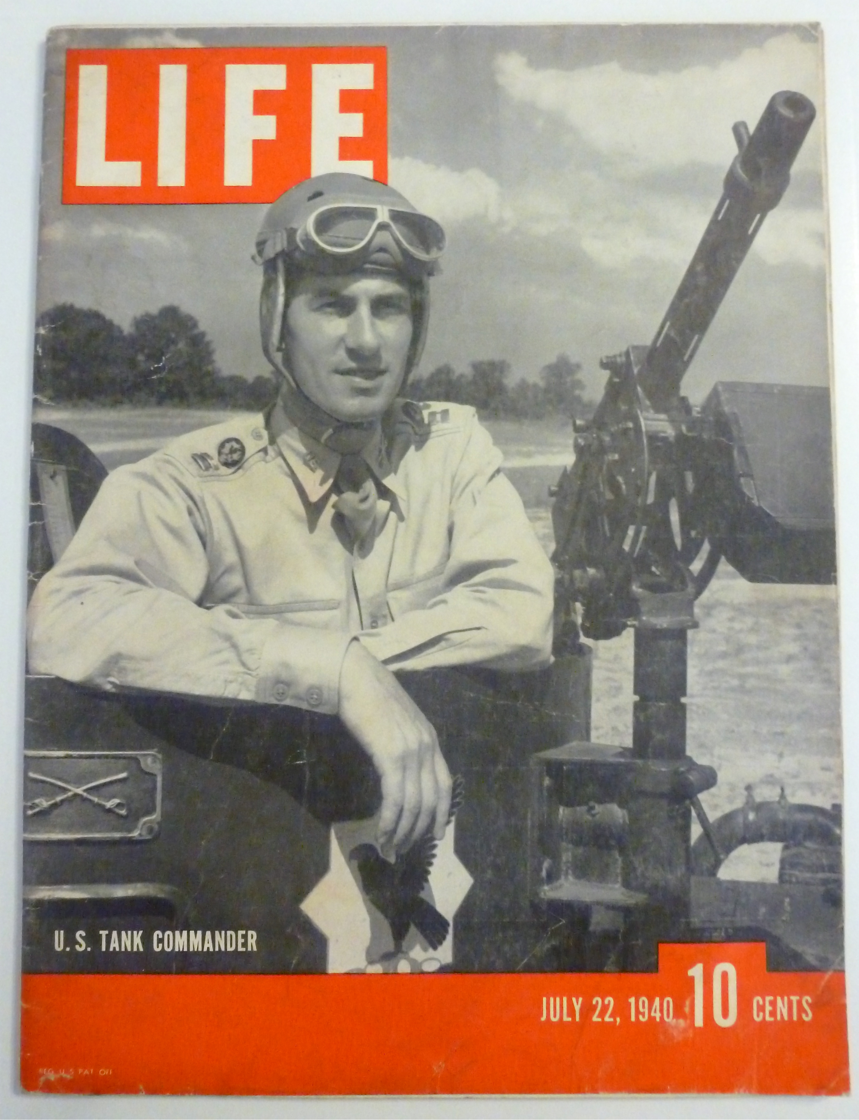Life Magazine-July 22, 1940-U. S. Tank Commander