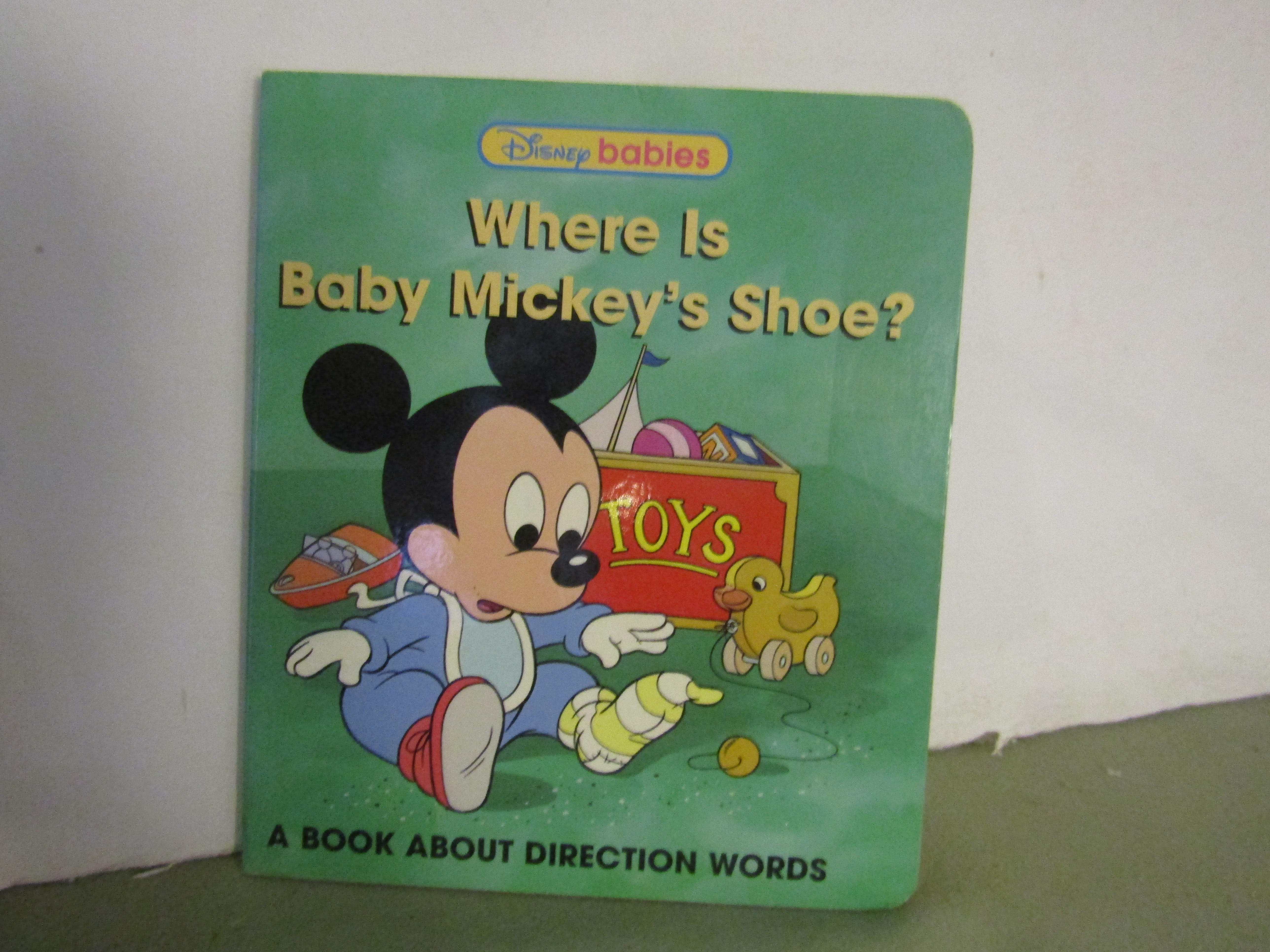 Book Disney Babies Where is Baby Mickey's Shoe?