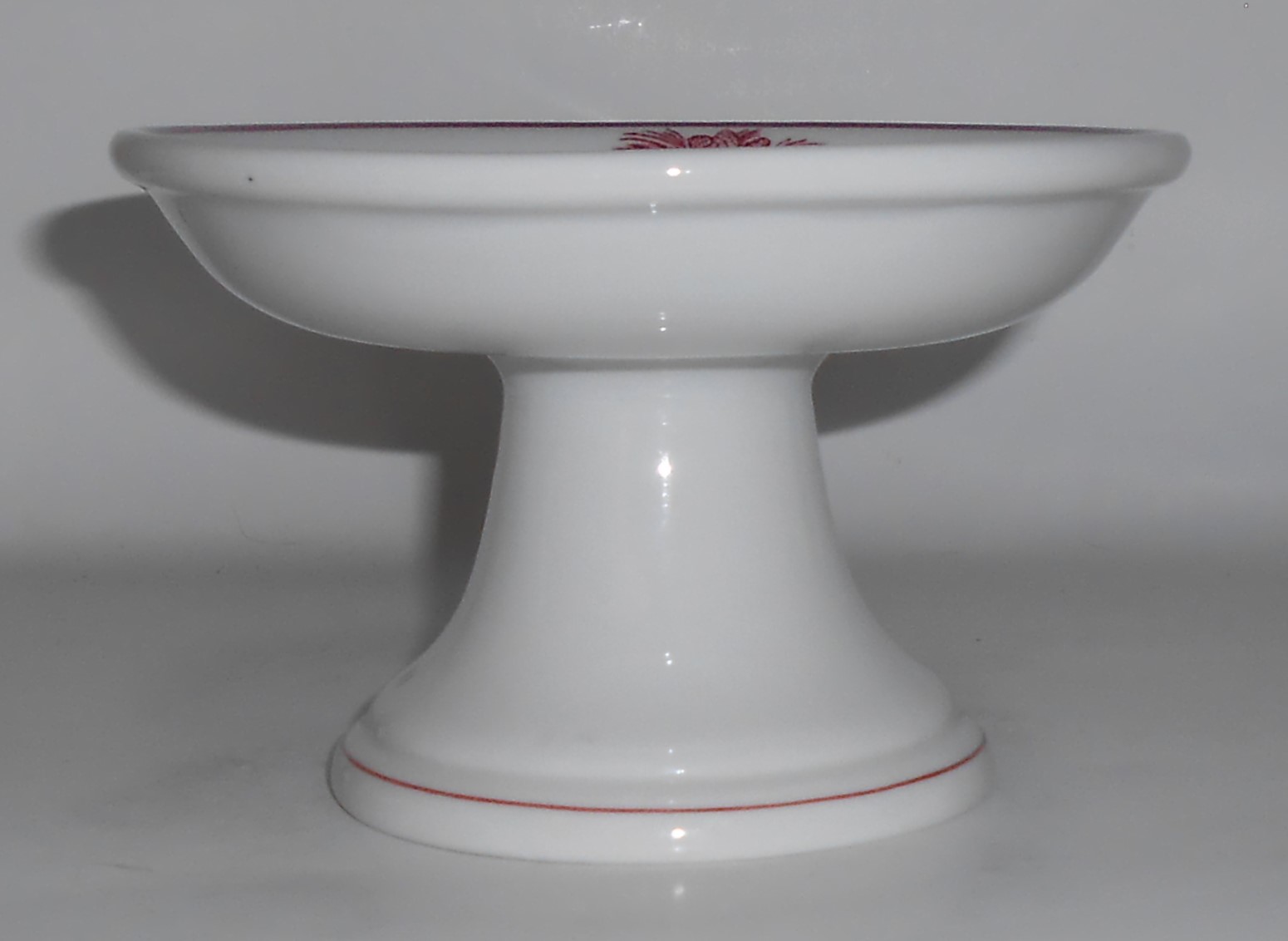 VINTAGE TEPCO Restaurant China Red Pine Cone Compote