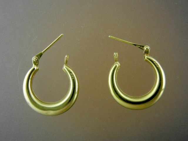 14K Gold Hoop Earrings USA