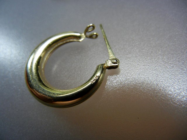 14K Gold Hoop Earrings USA