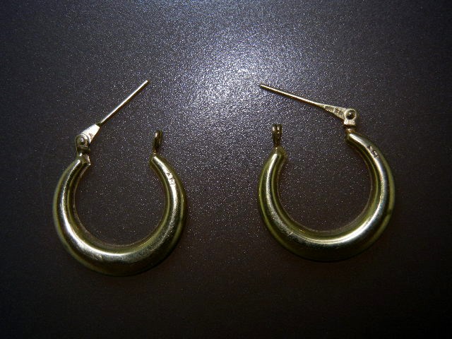 14K Gold Hoop Earrings USA