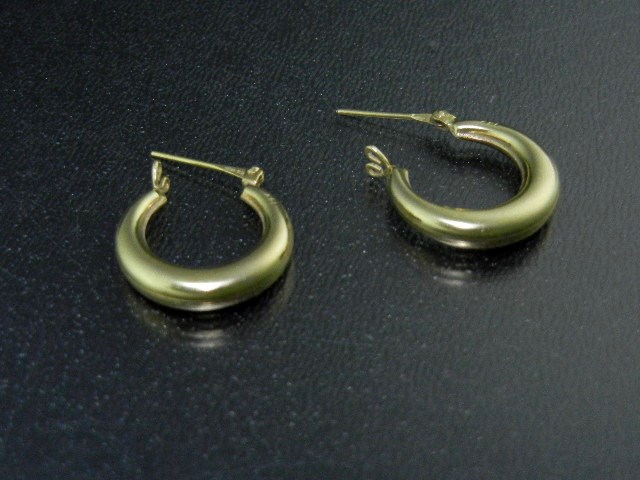 14K Gold Hoop Earrings USA