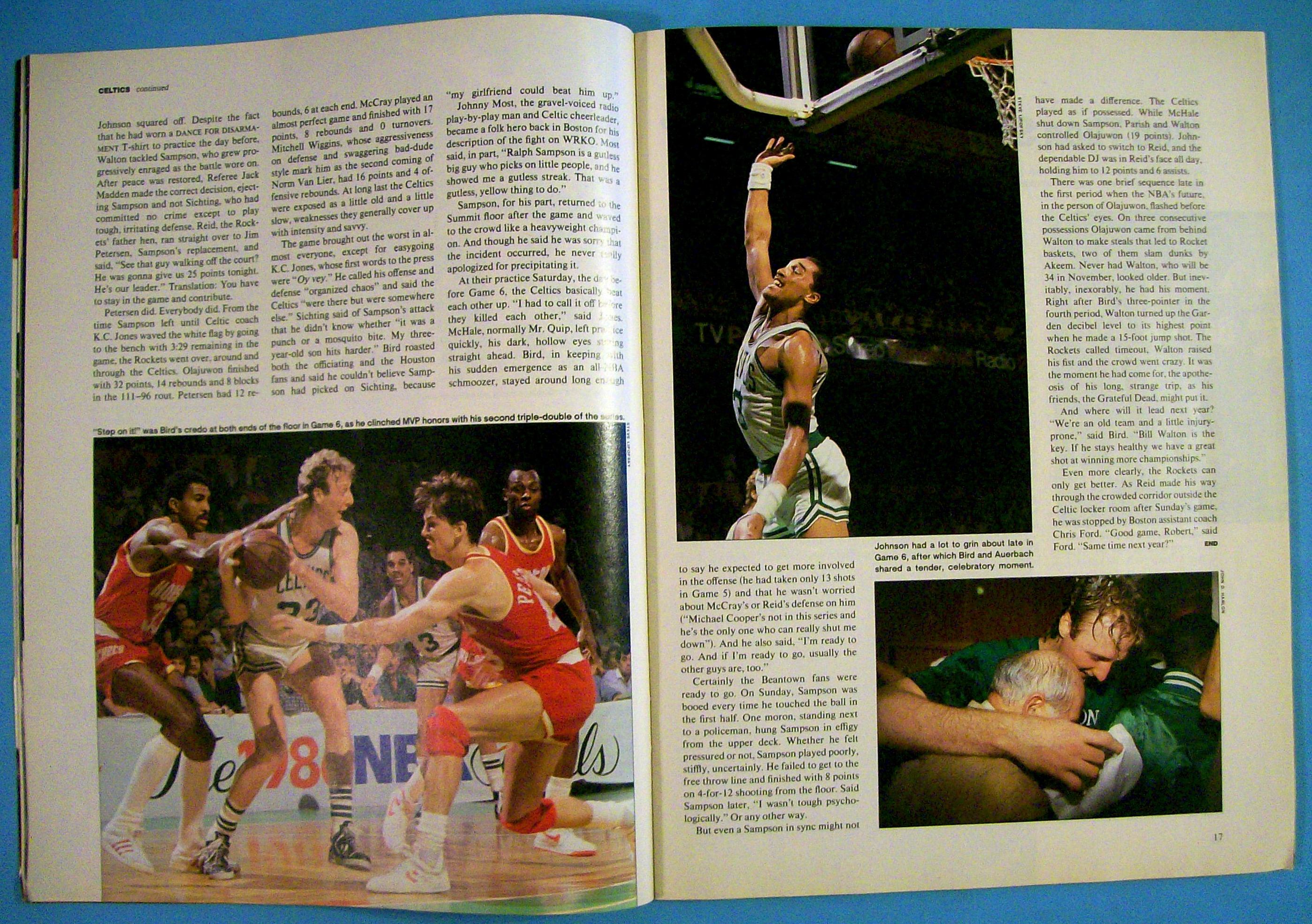 Sports Illustrated Magazine-June 16, 1986-Kevin McHale