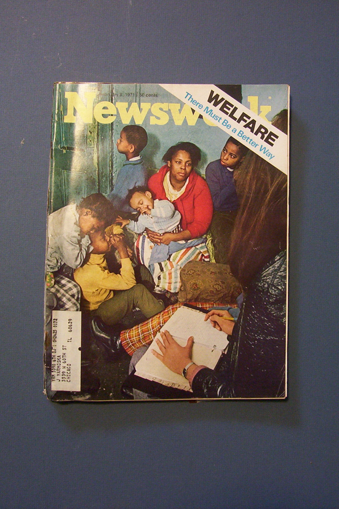 Newsweek Magazine - February  8, 1971 - Welfare