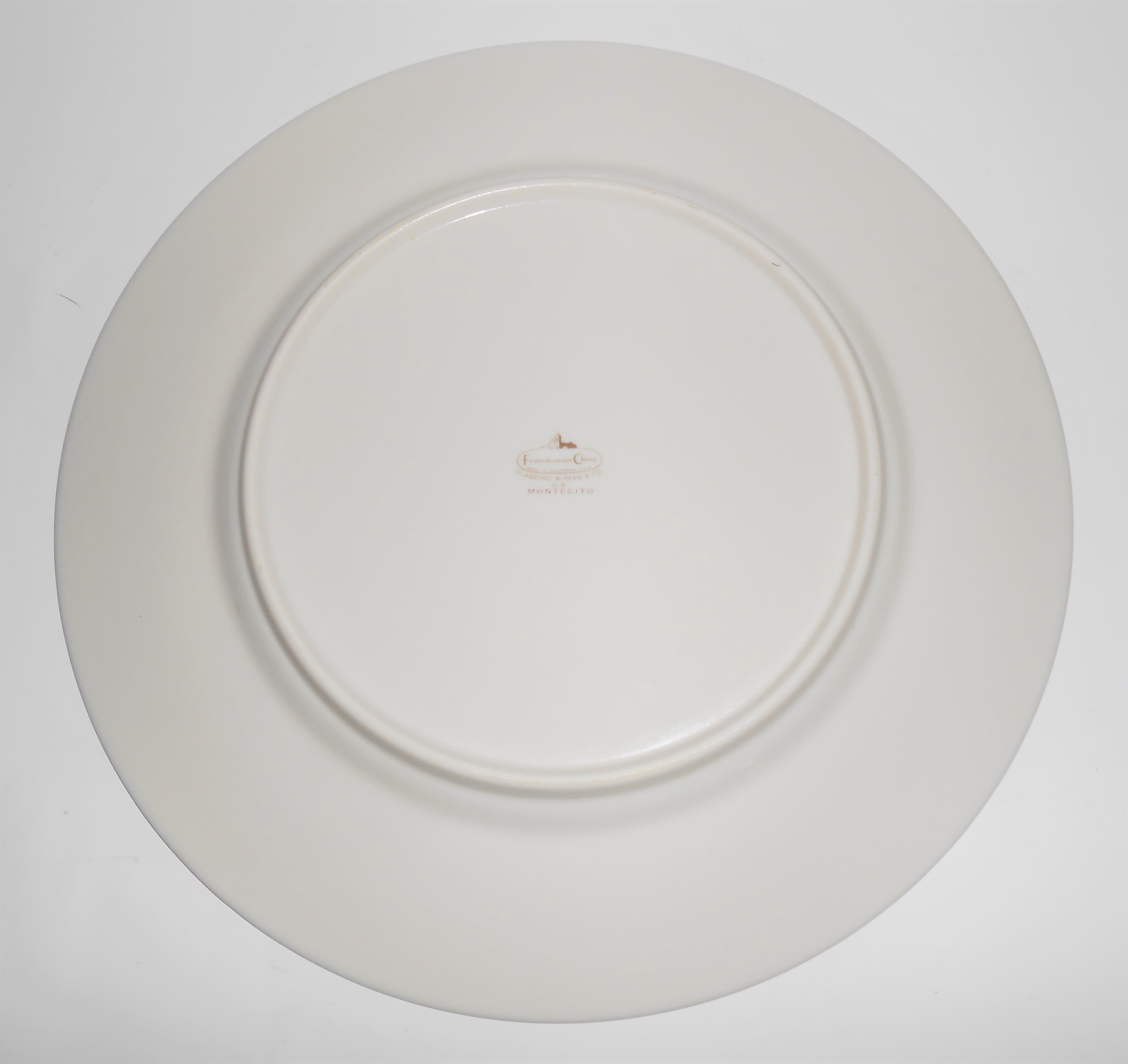 Franciscan Pottery Fine China Montecito Dinner Plate