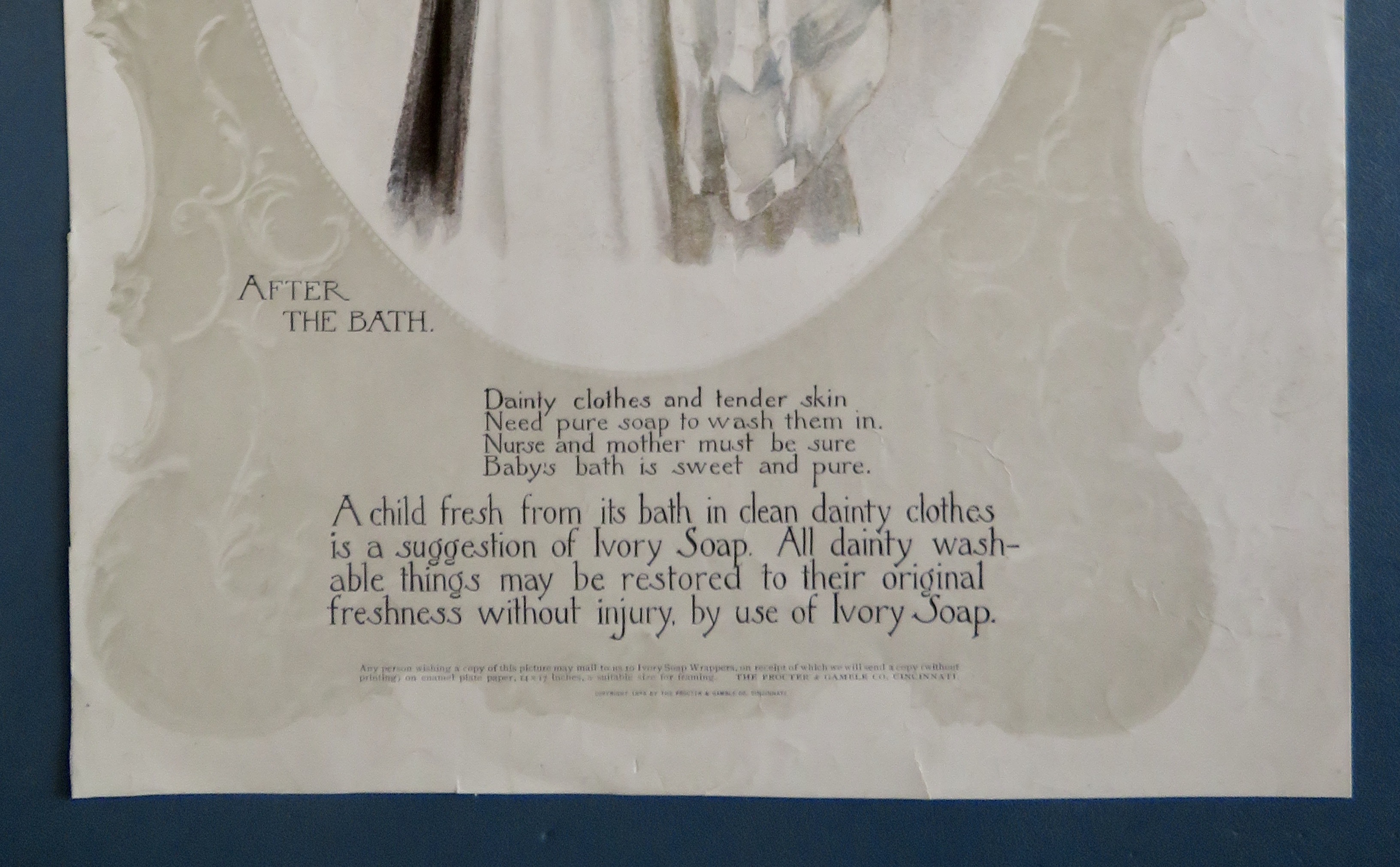 1899 Ivory Soap with Lovely Woman & Baby After Bath