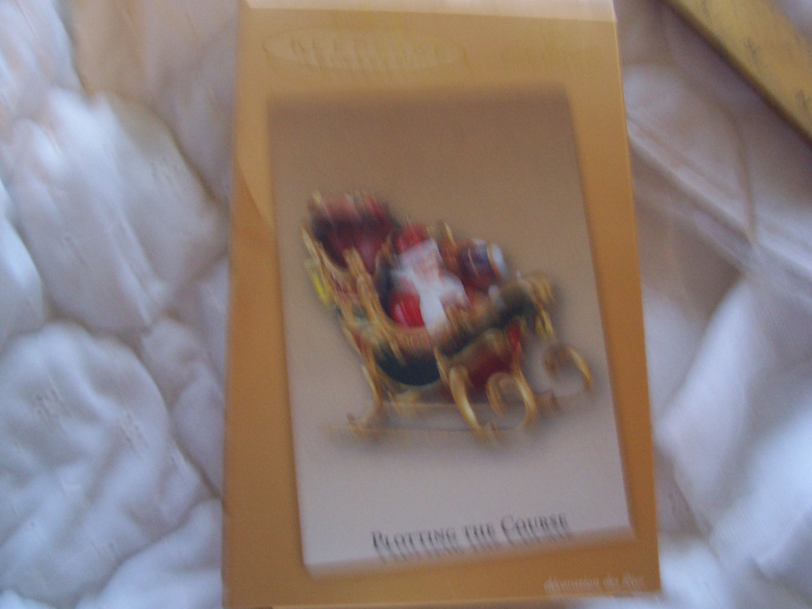 Plotting The Course Hallmark Ornament 2004